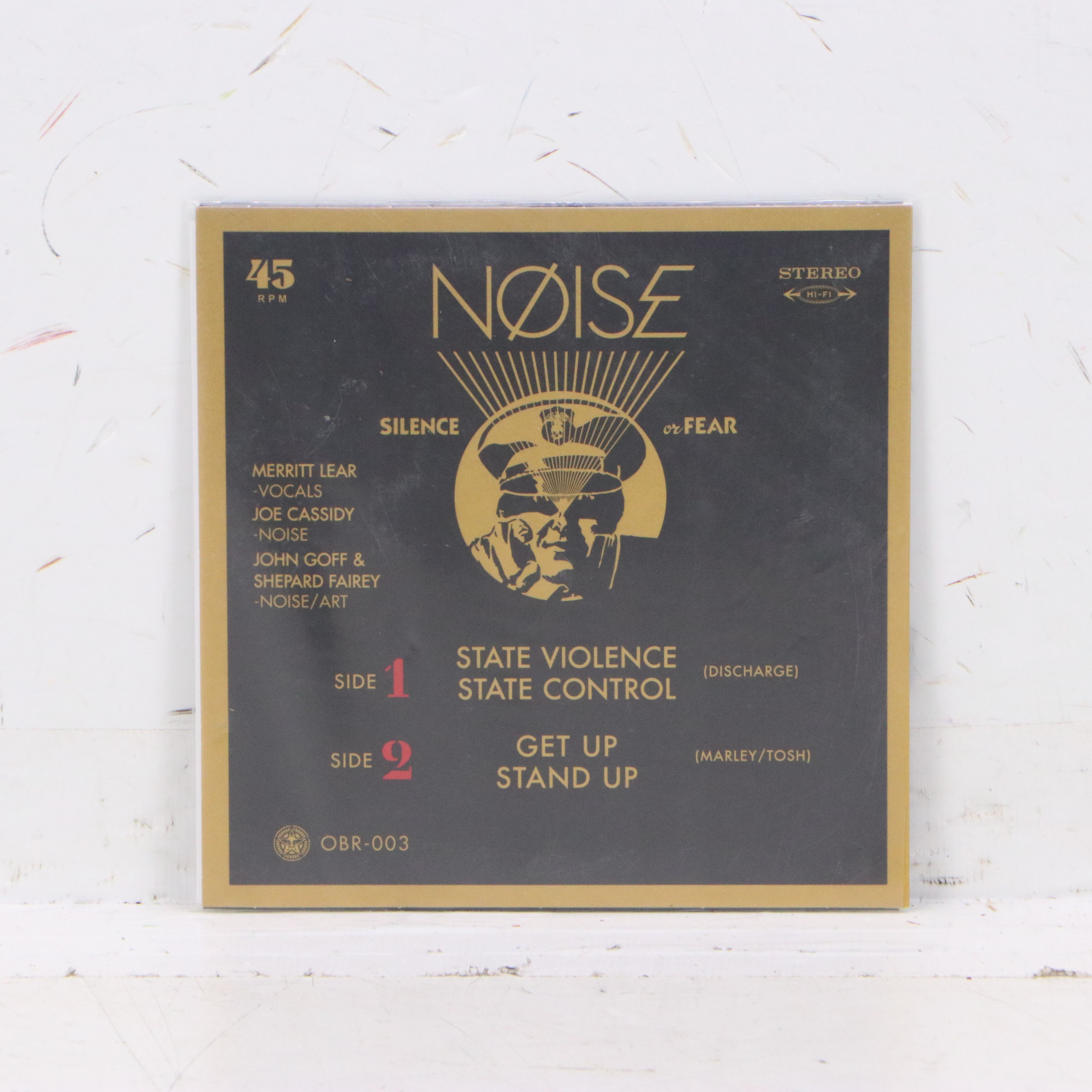 Shepard Fairey 7" Vinyl "State Violence State Control" for NØISE, 2018
