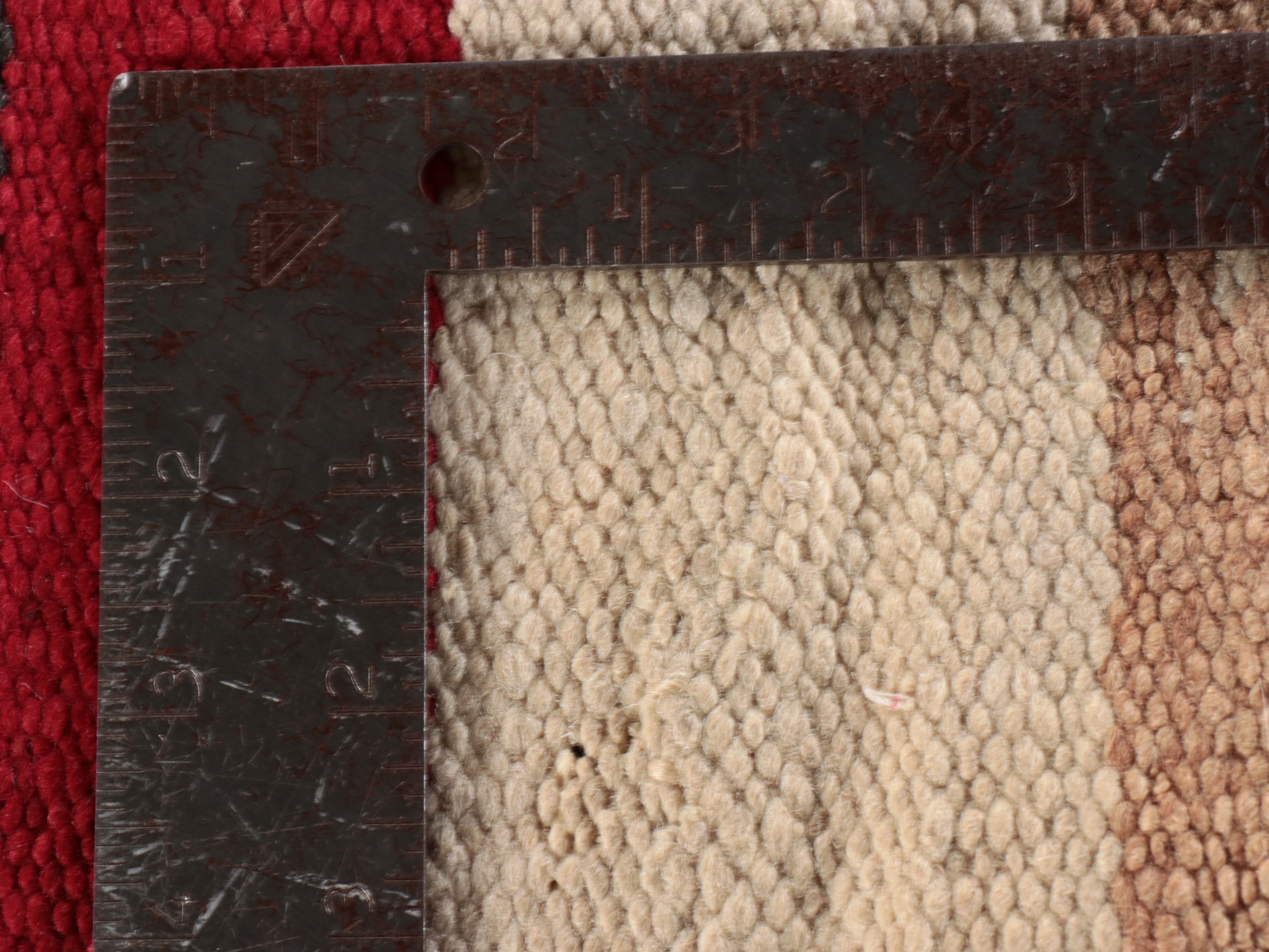 3'2 x 5'10 Handwoven Navajo Spider Woman Cross Wool Accent Rug, Circa 1930s