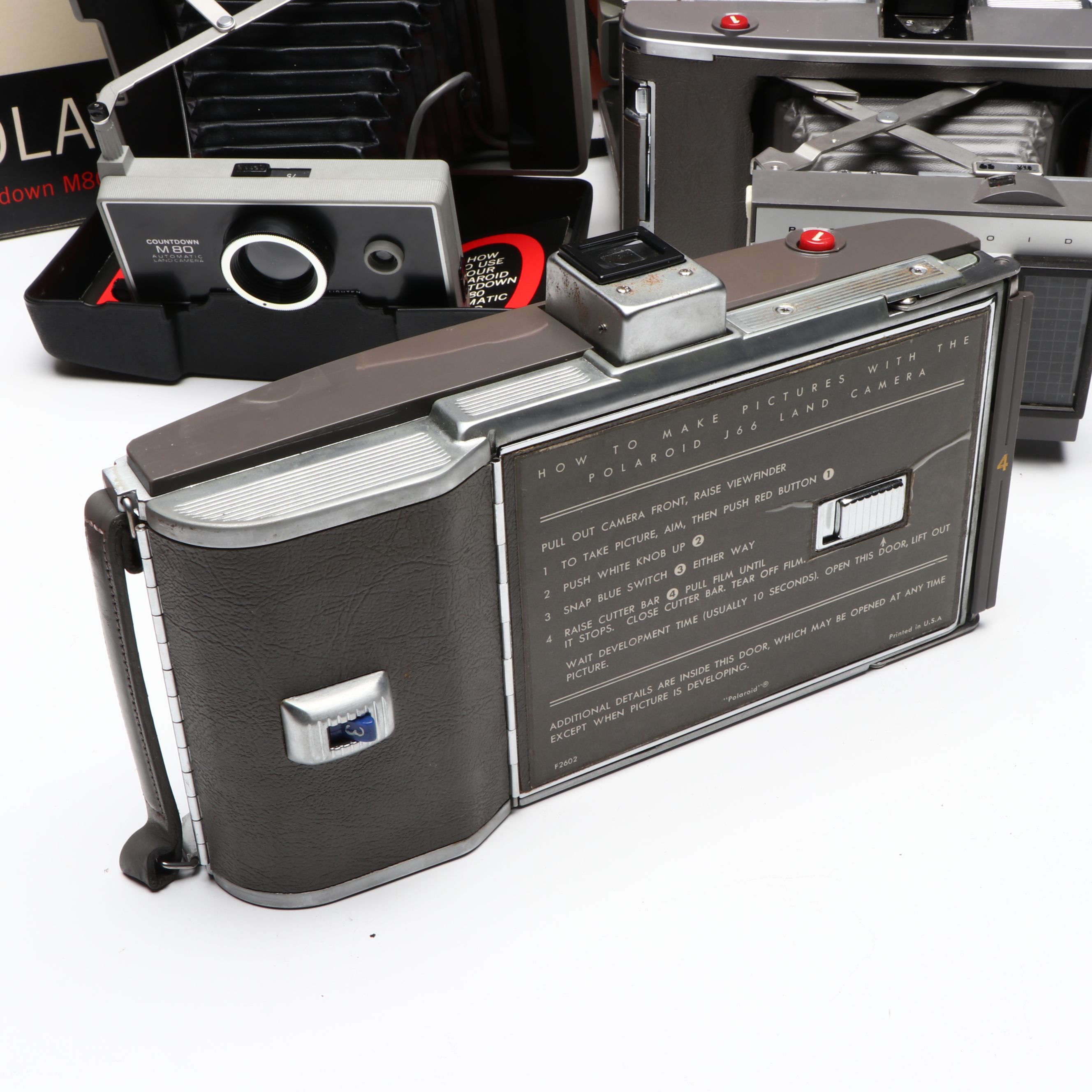 Polaroid Land Camera J66, 800, 430 and More Instant Cameras, Mid to Late 20th C.
