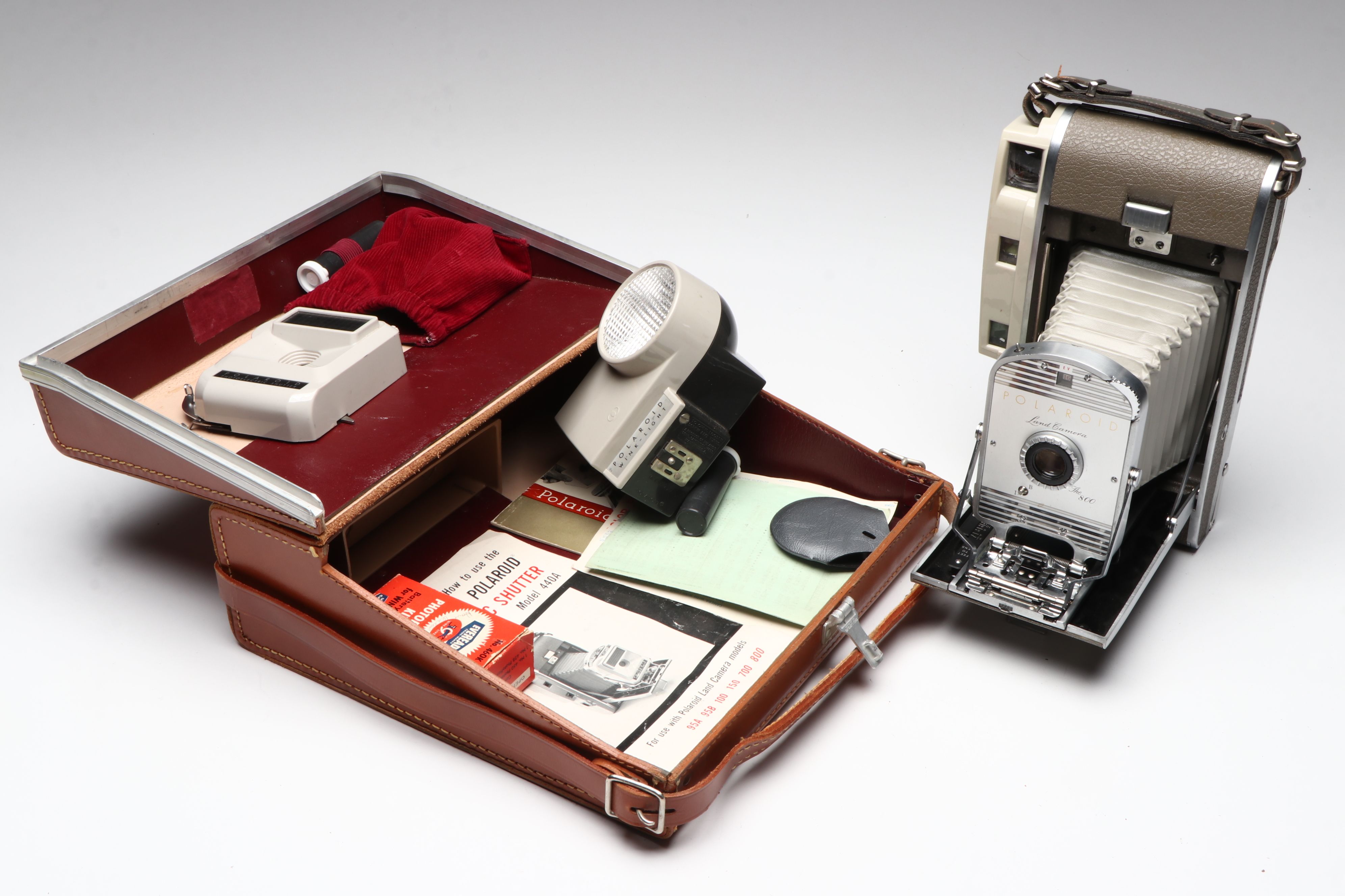 Polaroid Land Camera J66, 800, 430 and More Instant Cameras, Mid to Late 20th C.