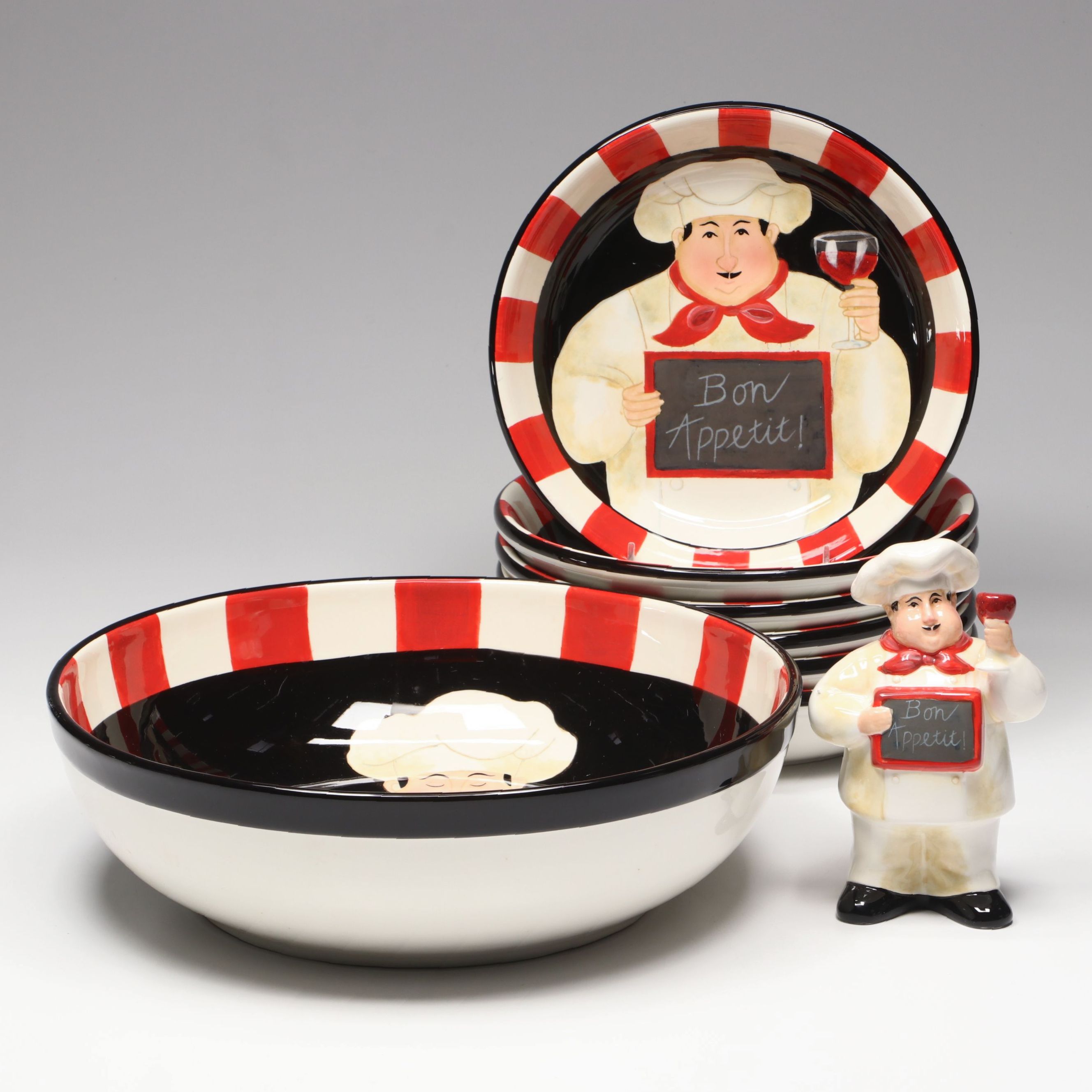 Stephanie Stouffer Retro Chef Dinnerware and Figurine by Certified International