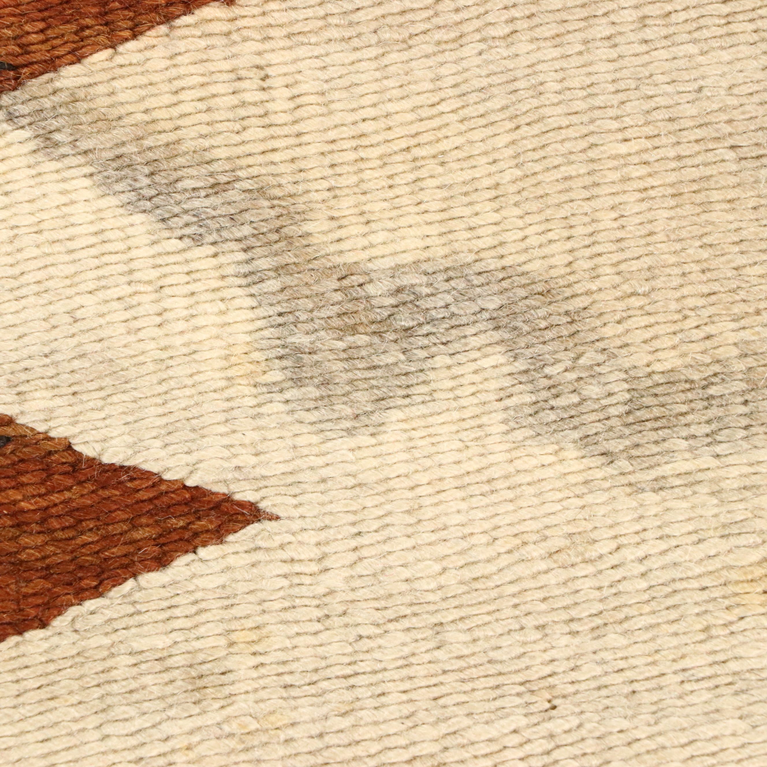 3'10 x 7'6 Handwoven Navajo Ganado Style Eye Dazzler Area Rug