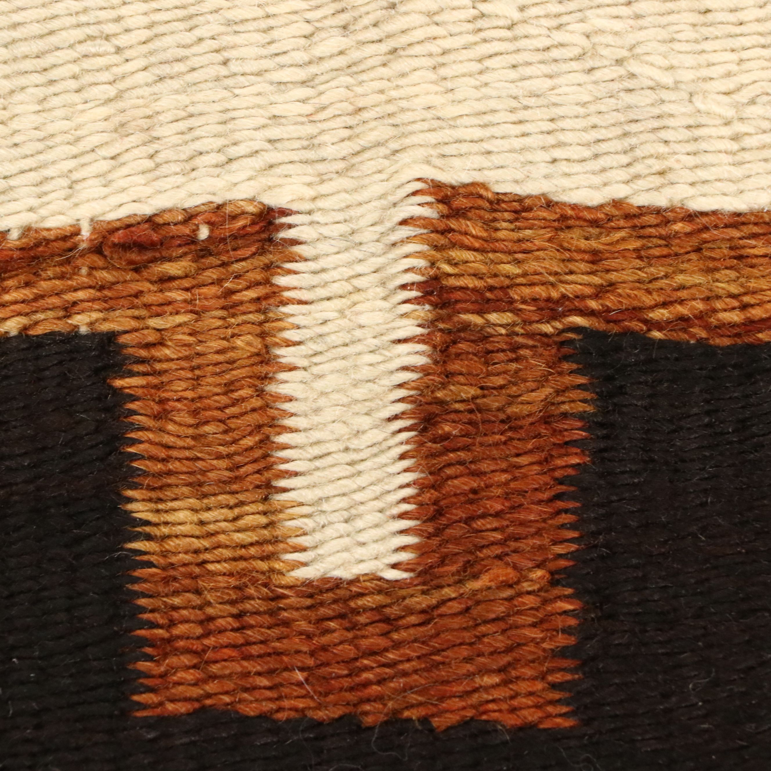 3'10 x 7'6 Handwoven Navajo Ganado Style Eye Dazzler Area Rug