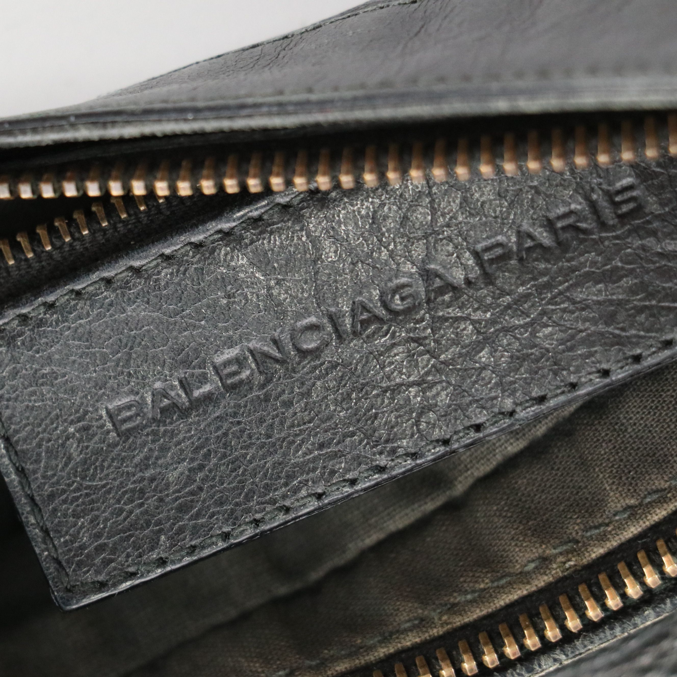 Balenciaga Hip Crossbody Bag in Gris Fossile Agneau Leather