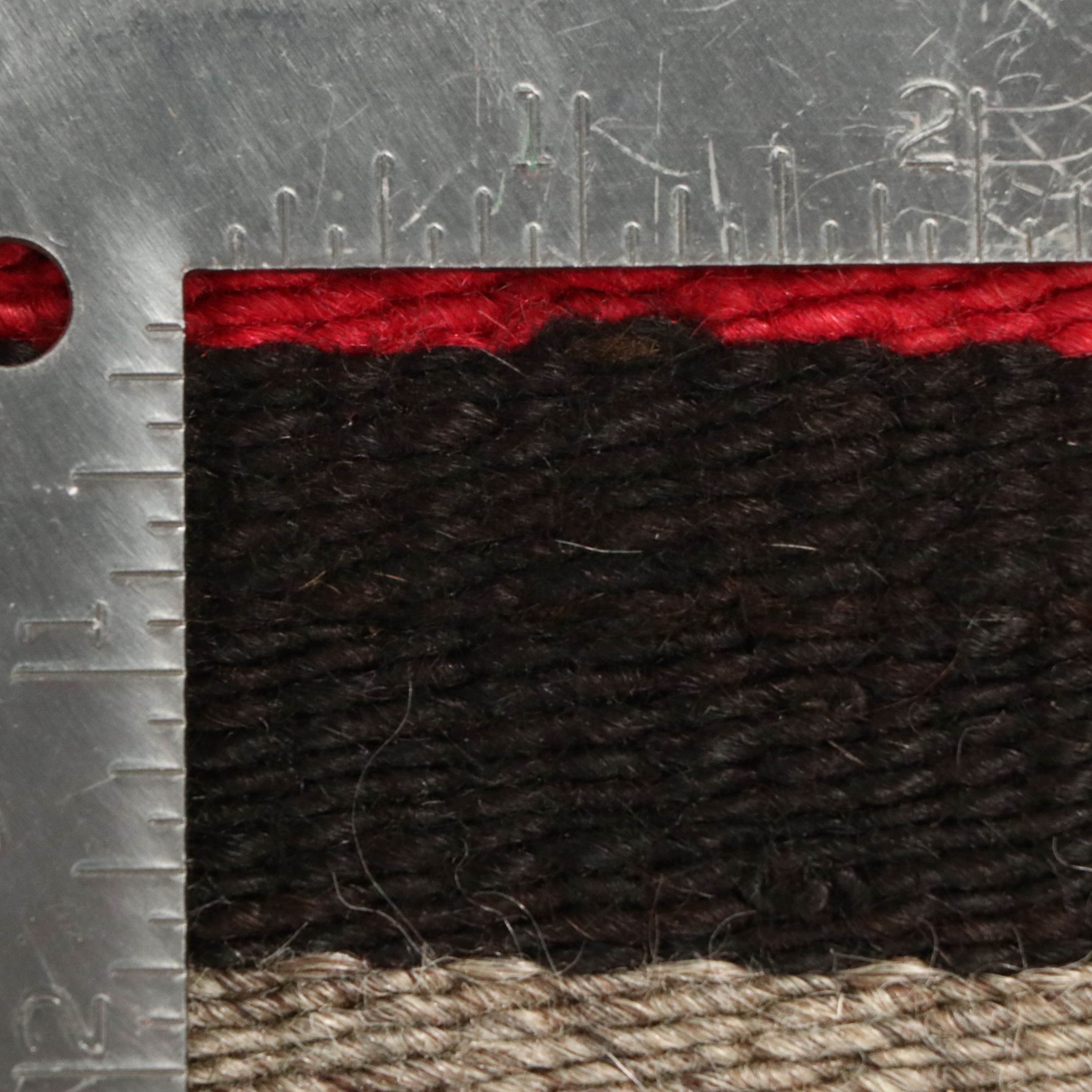 3'10 x 7'6 Handwoven Navajo Ganado Style Eye Dazzler Area Rug