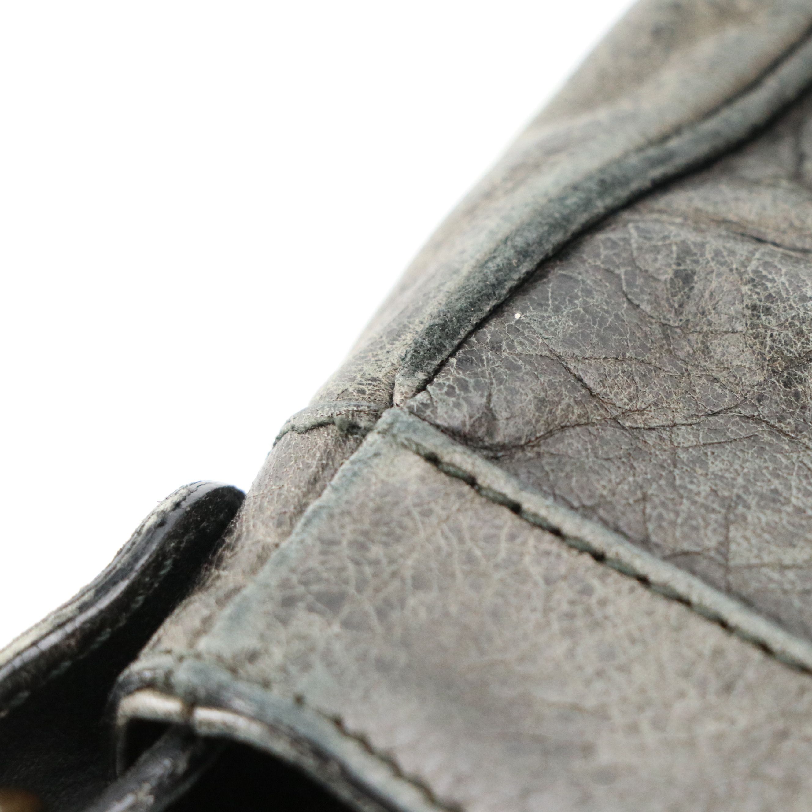 Balenciaga Hip Crossbody Bag in Gris Fossile Agneau Leather