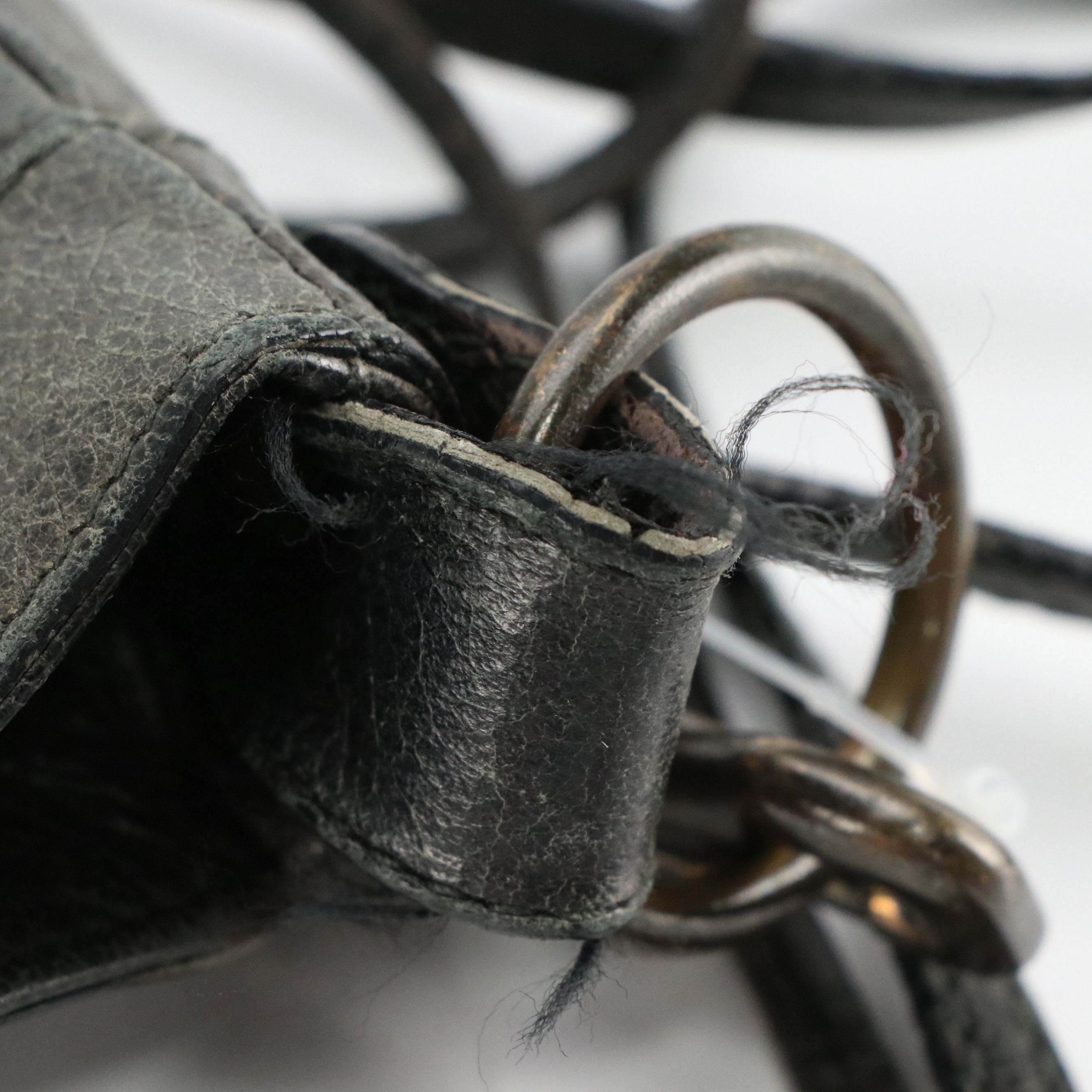 Balenciaga Hip Crossbody Bag in Gris Fossile Agneau Leather