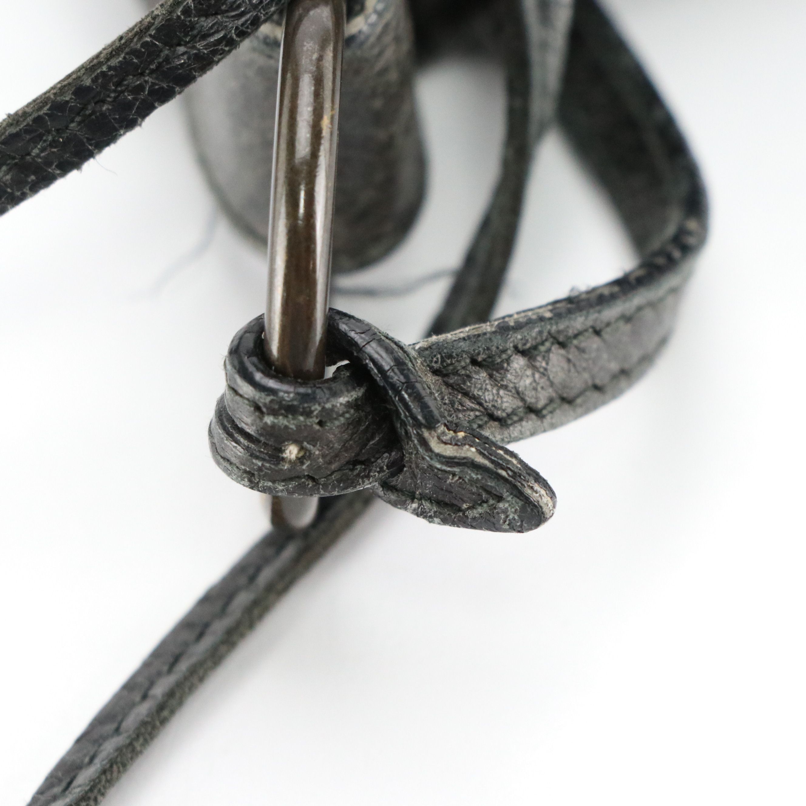 Balenciaga Hip Crossbody Bag in Gris Fossile Agneau Leather