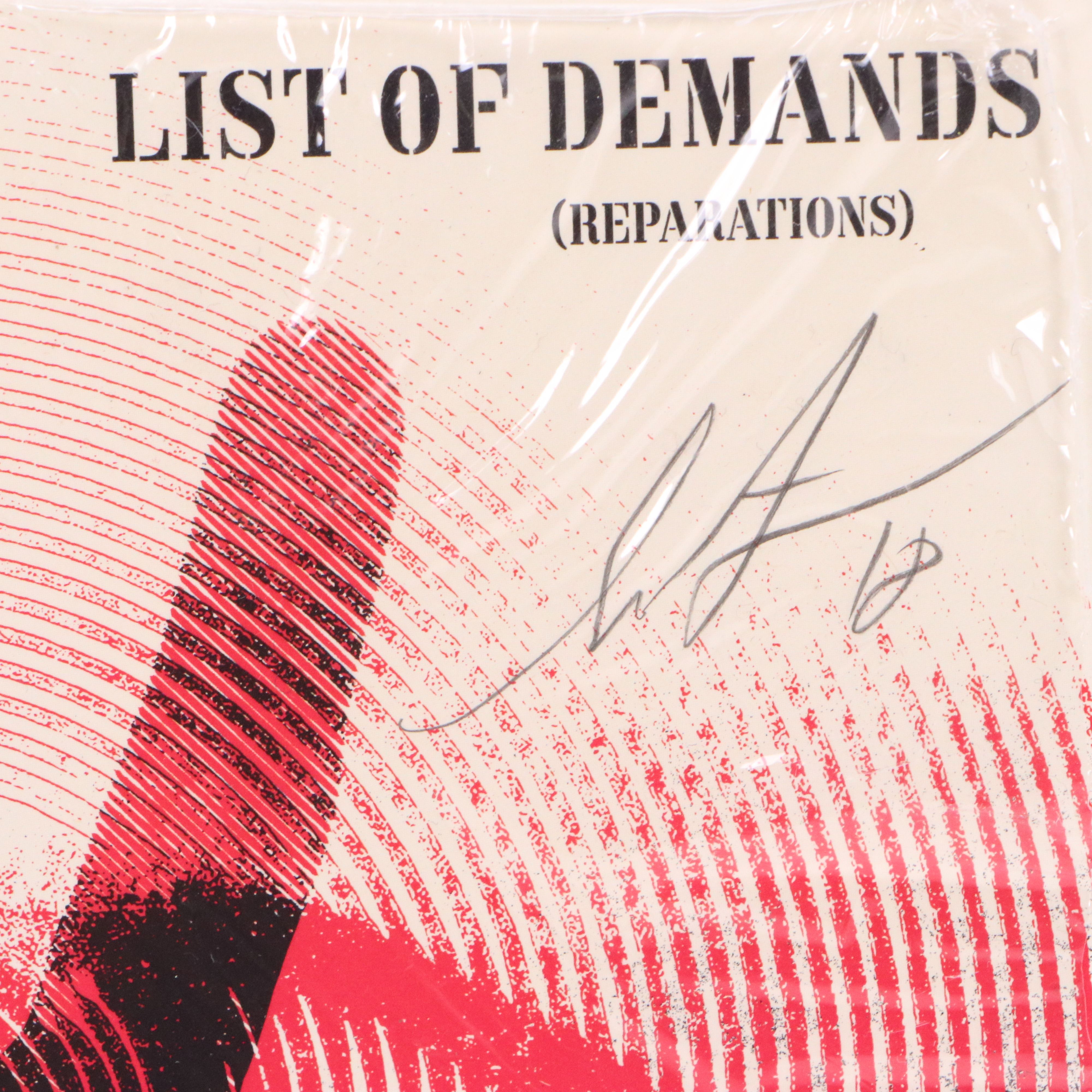 Shepard Fairey 7" Vinyl "List of Demands (Reparations)," for The Kills, 2018