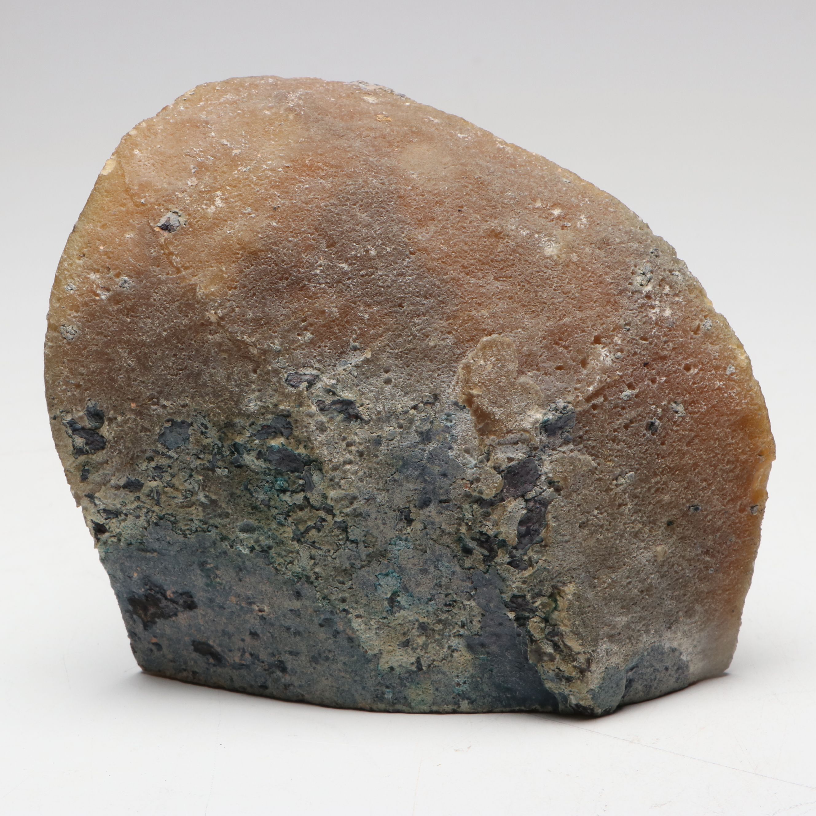 Polished Agate Geode Bookend