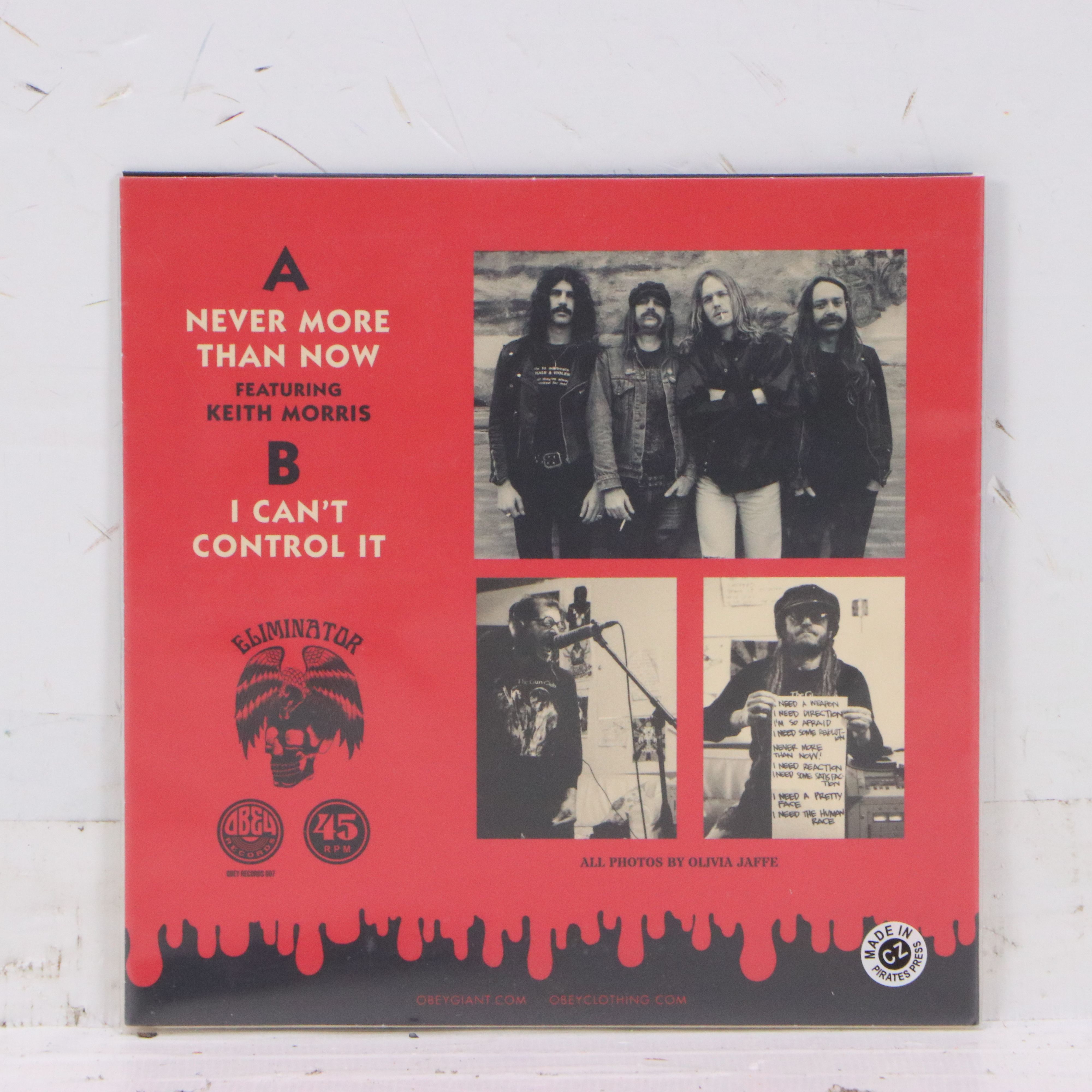 Shepard Fairey 7" Vinyl "Never More Than Now," for The Shrine, 2017