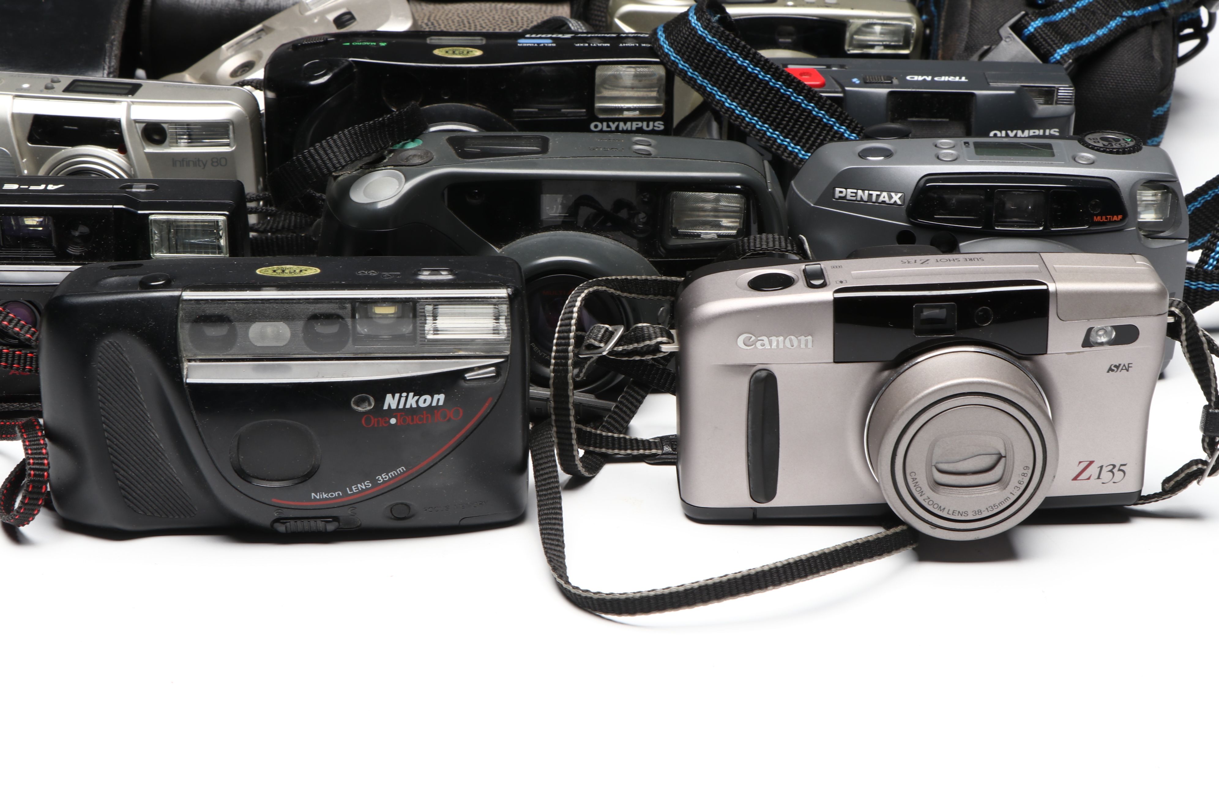 Canon Z135, Olympus Infinity 80 and Other Compact Film Cameras