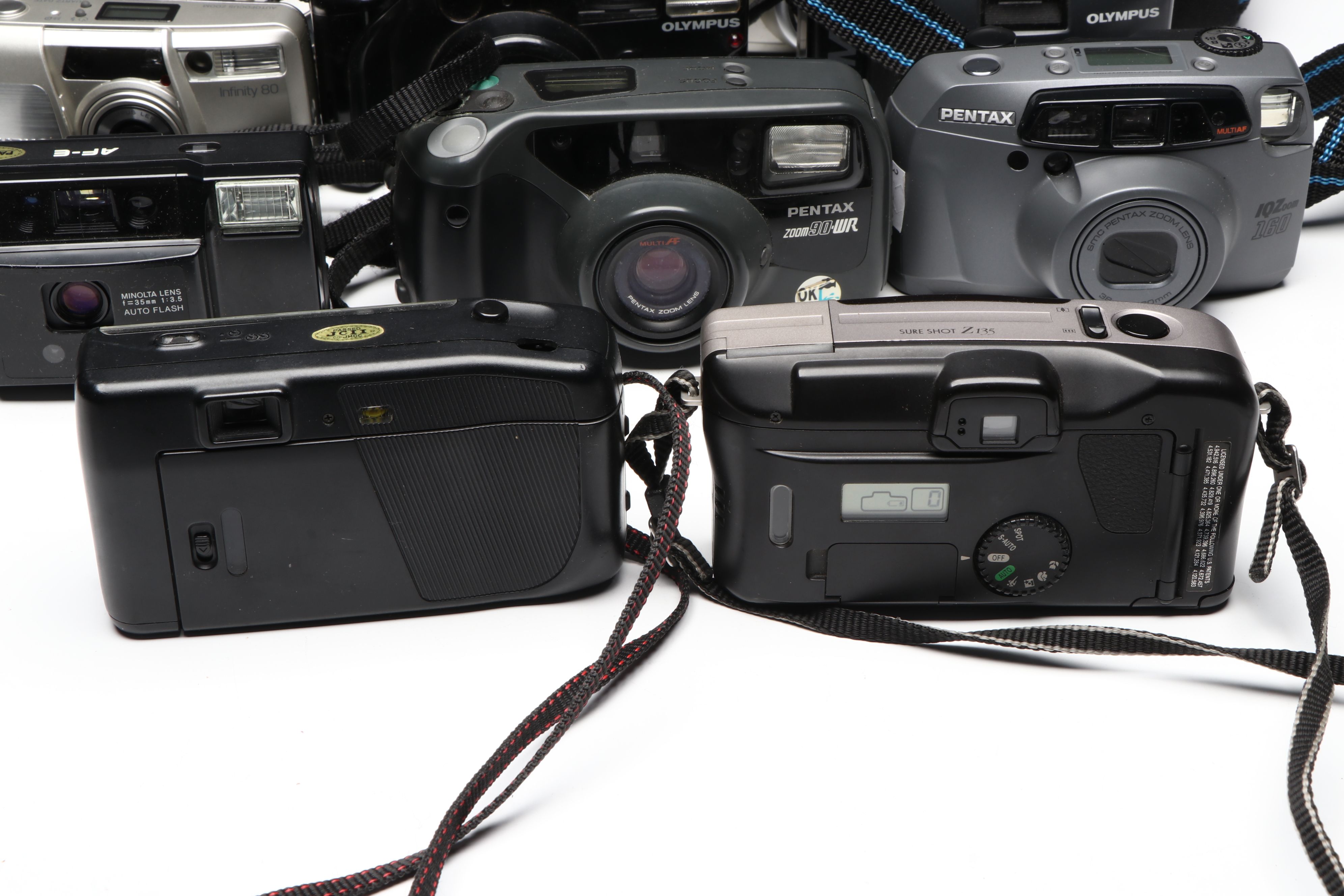 Canon Z135, Olympus Infinity 80 and Other Compact Film Cameras