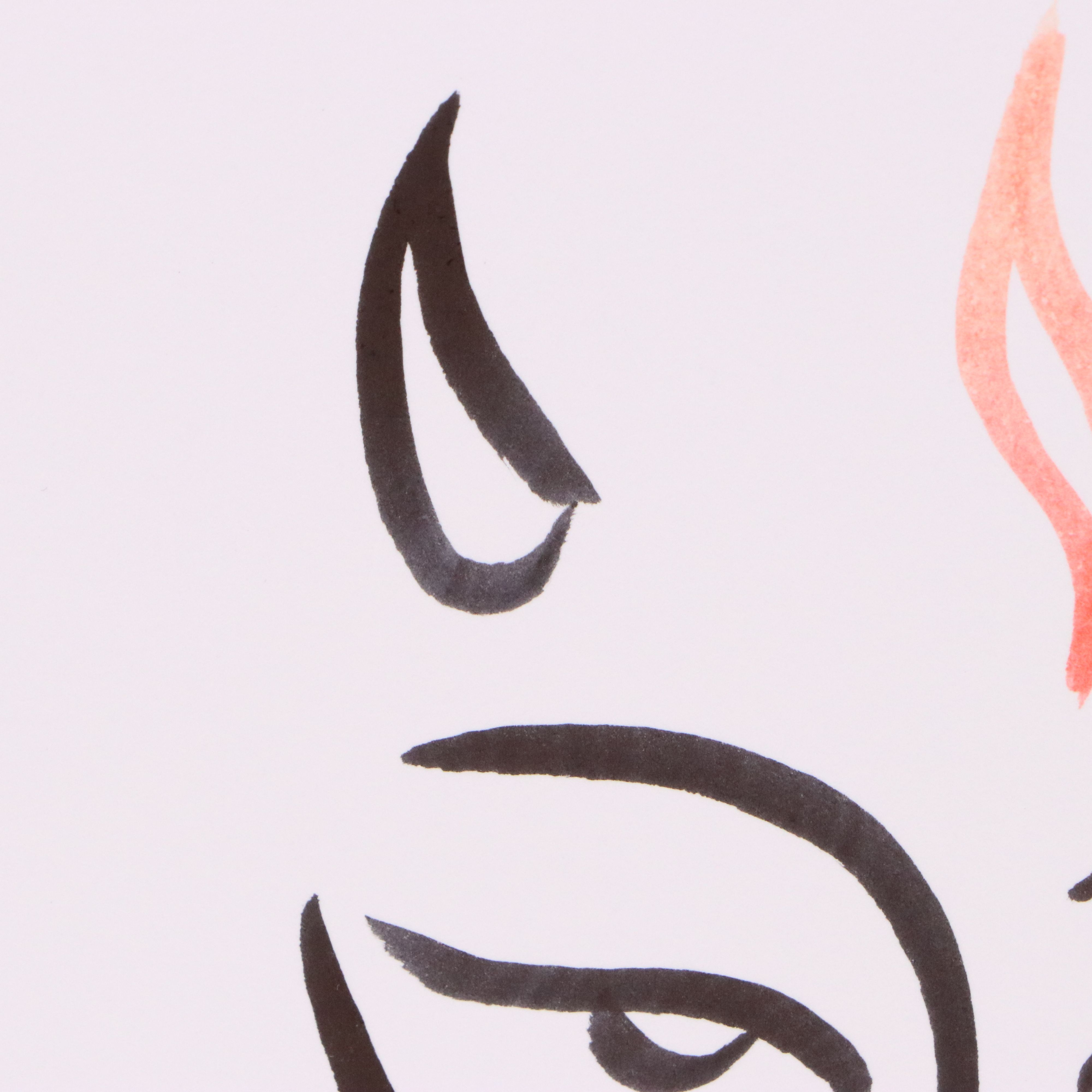 Tears Figurative Drawings with Sticker, 2022