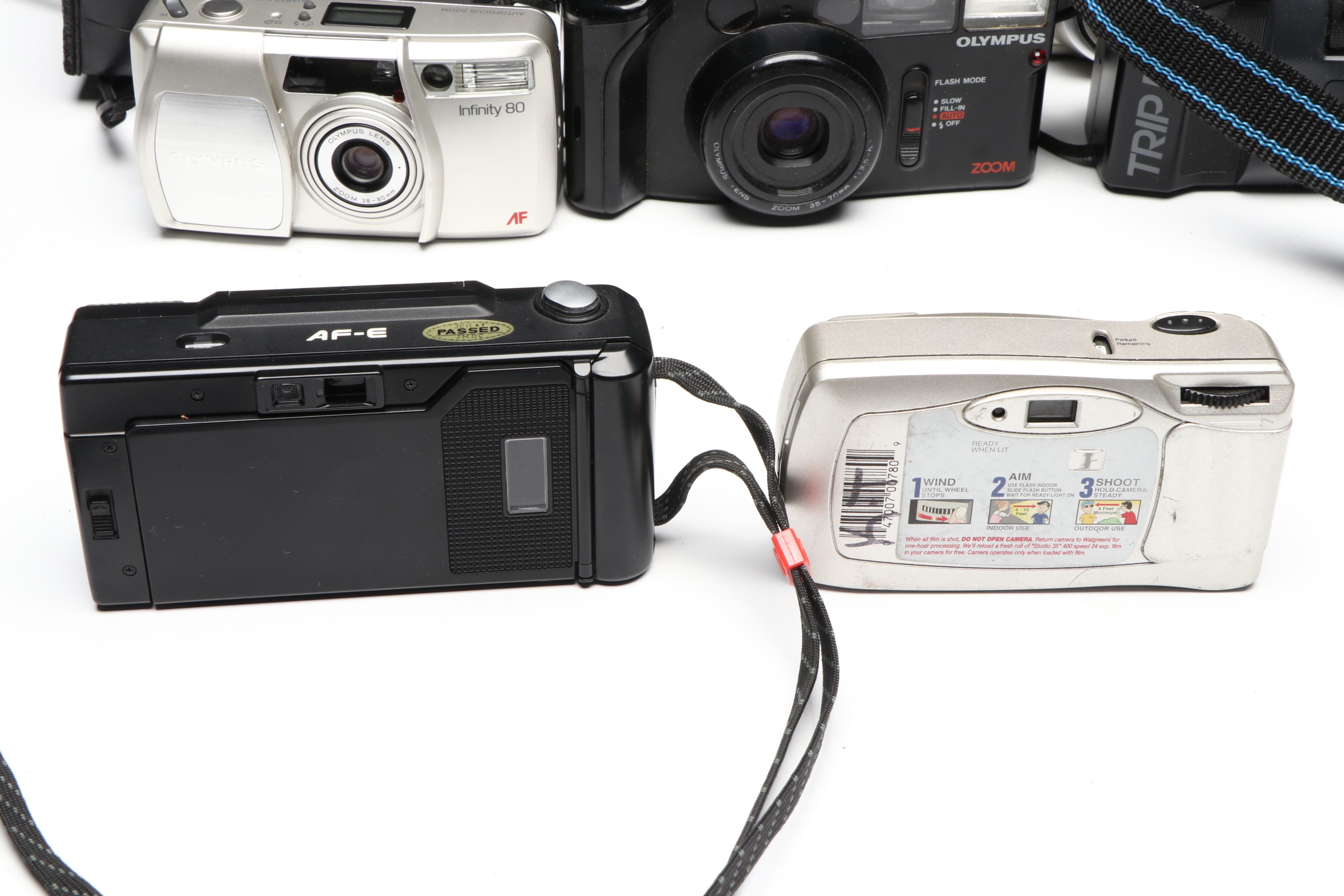 Canon Z135, Olympus Infinity 80 and Other Compact Film Cameras