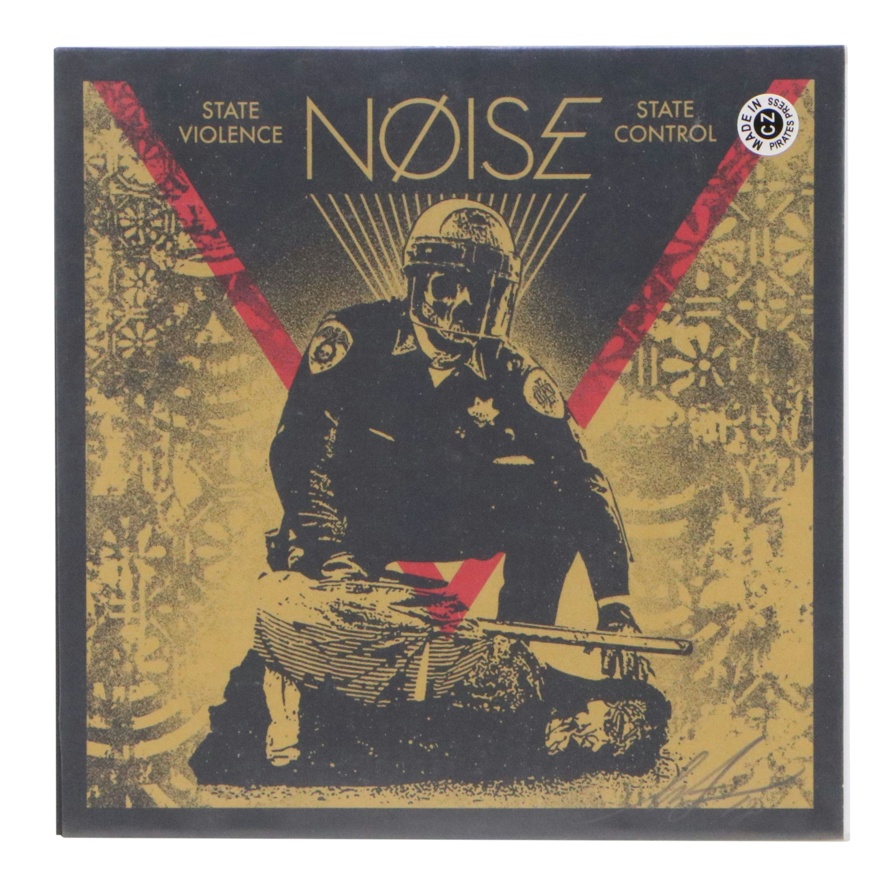 Shepard Fairey 7" Vinyl "State Violence State Control" for NØISE, 2018
