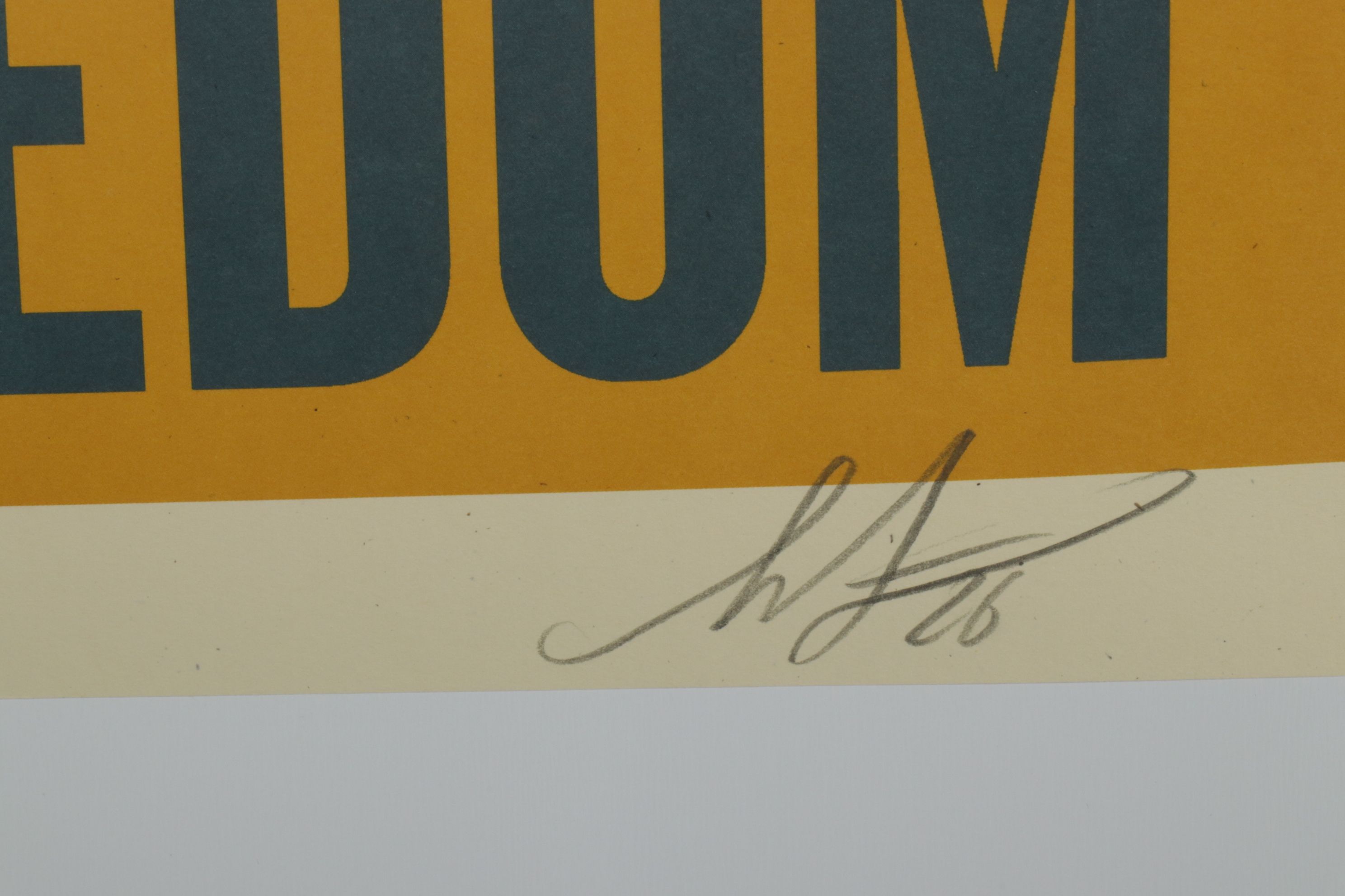 Shepard Fairey Offset Lithograph "Fall of Freedom Liberty", 2026