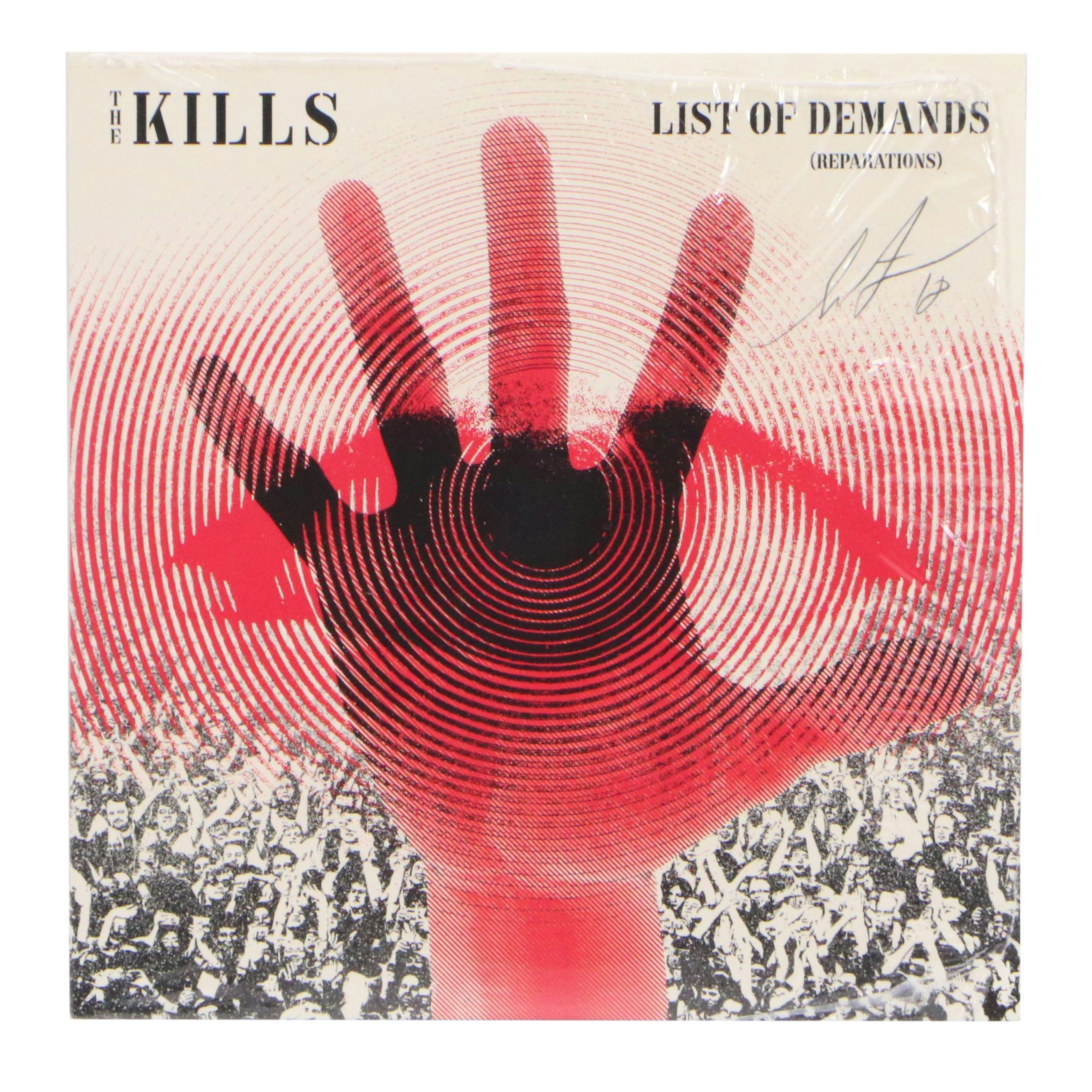 Shepard Fairey 7" Vinyl "List of Demands (Reparations)," for The Kills, 2018