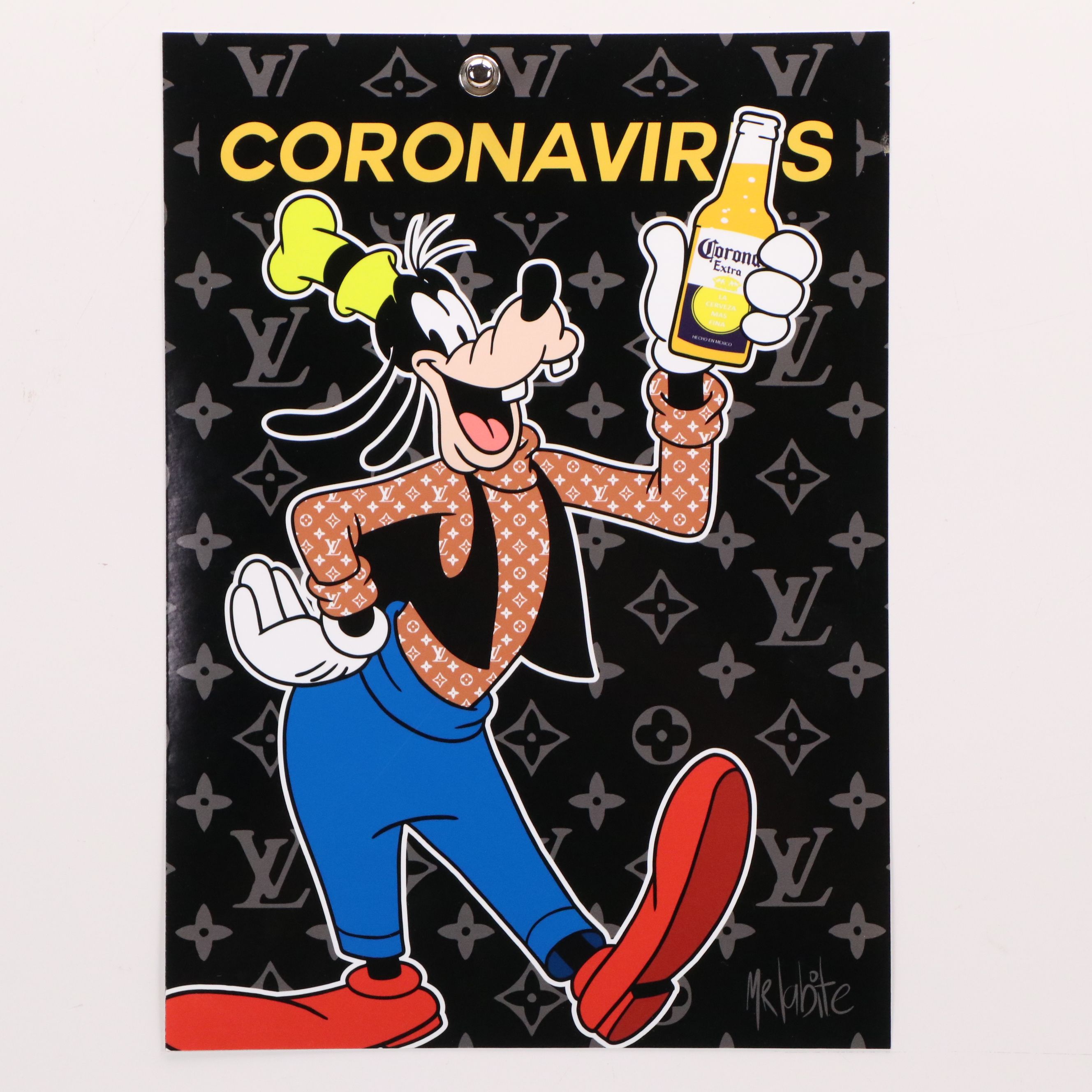 After Mr. Labite Pop Art Digital Prints from "Covid Collection," 2021