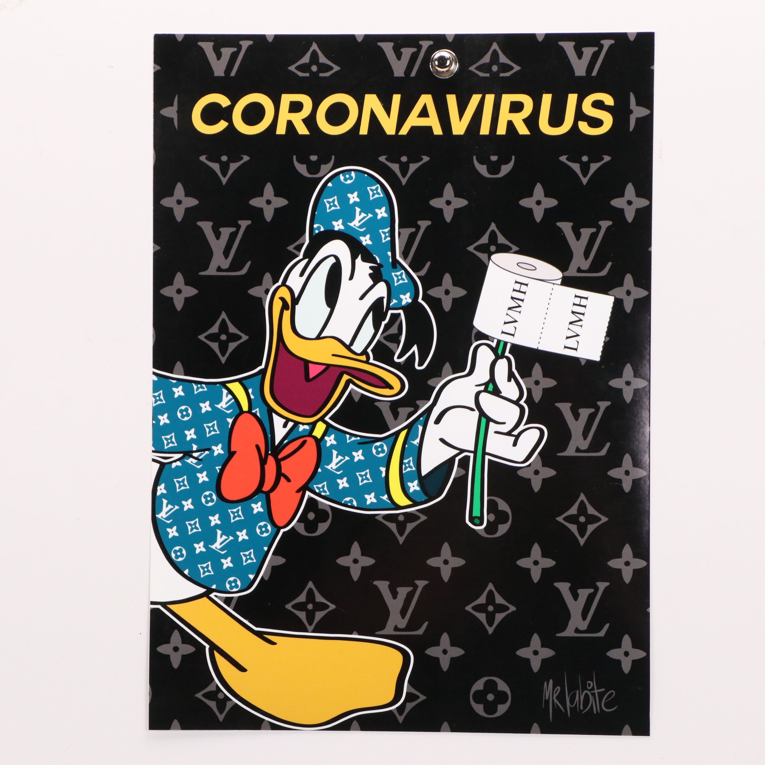 After Mr. Labite Pop Art Digital Prints from "Covid Collection," 2021