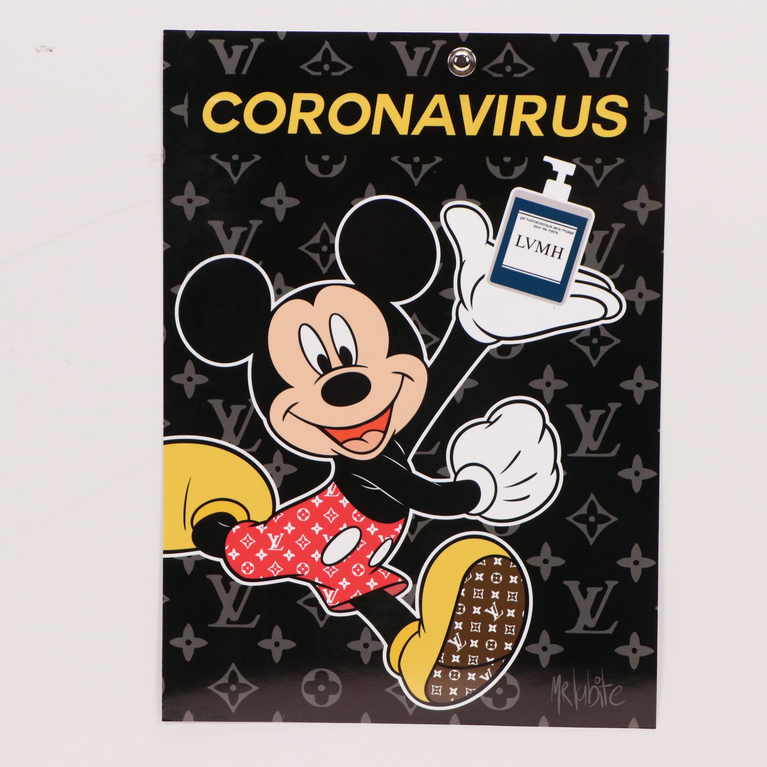 After Mr. Labite Pop Art Digital Prints from "Covid Collection," 2021