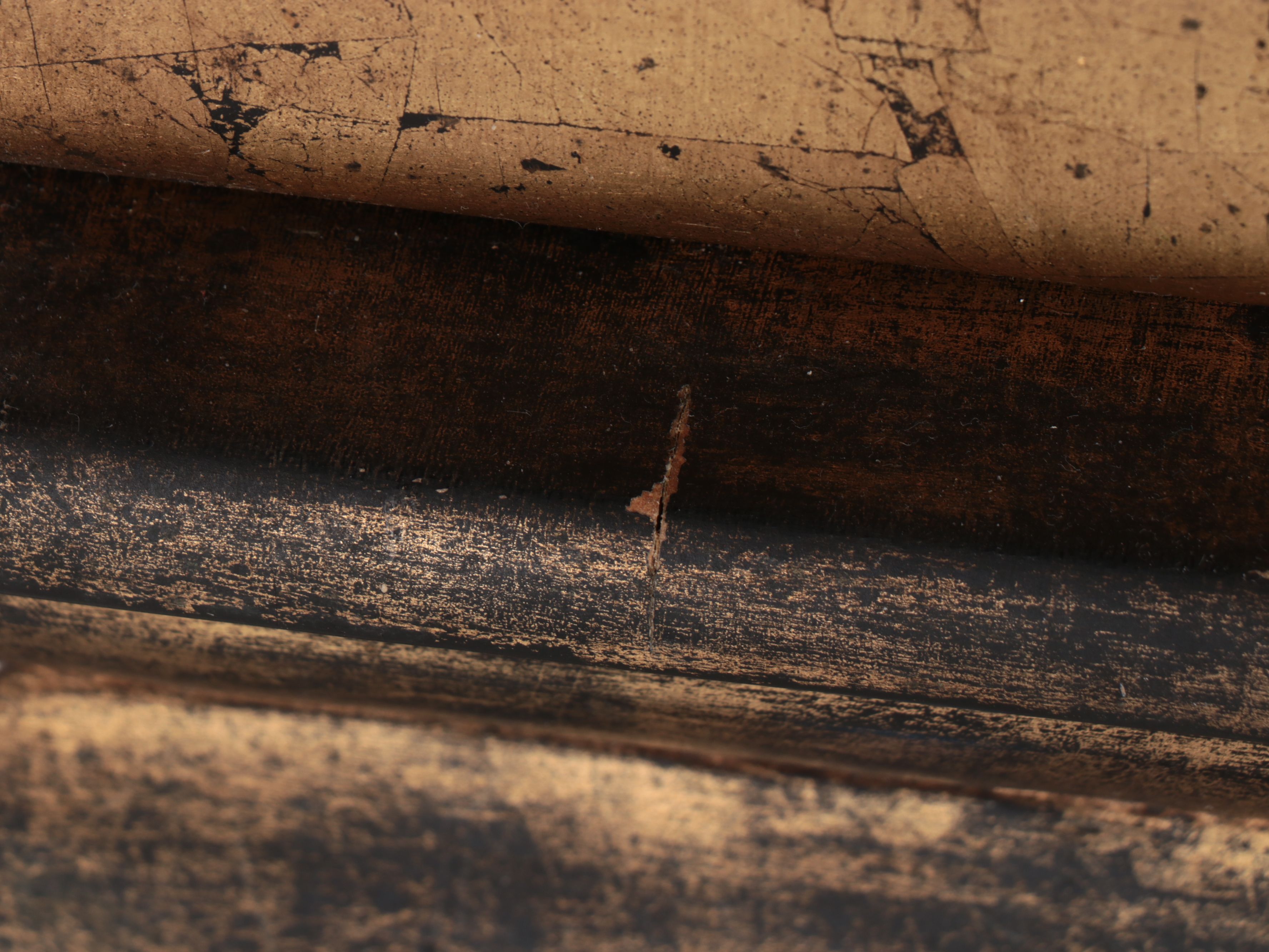 Bronzed Foil Finish Obelisk Floor Lamp, Late 20th Century