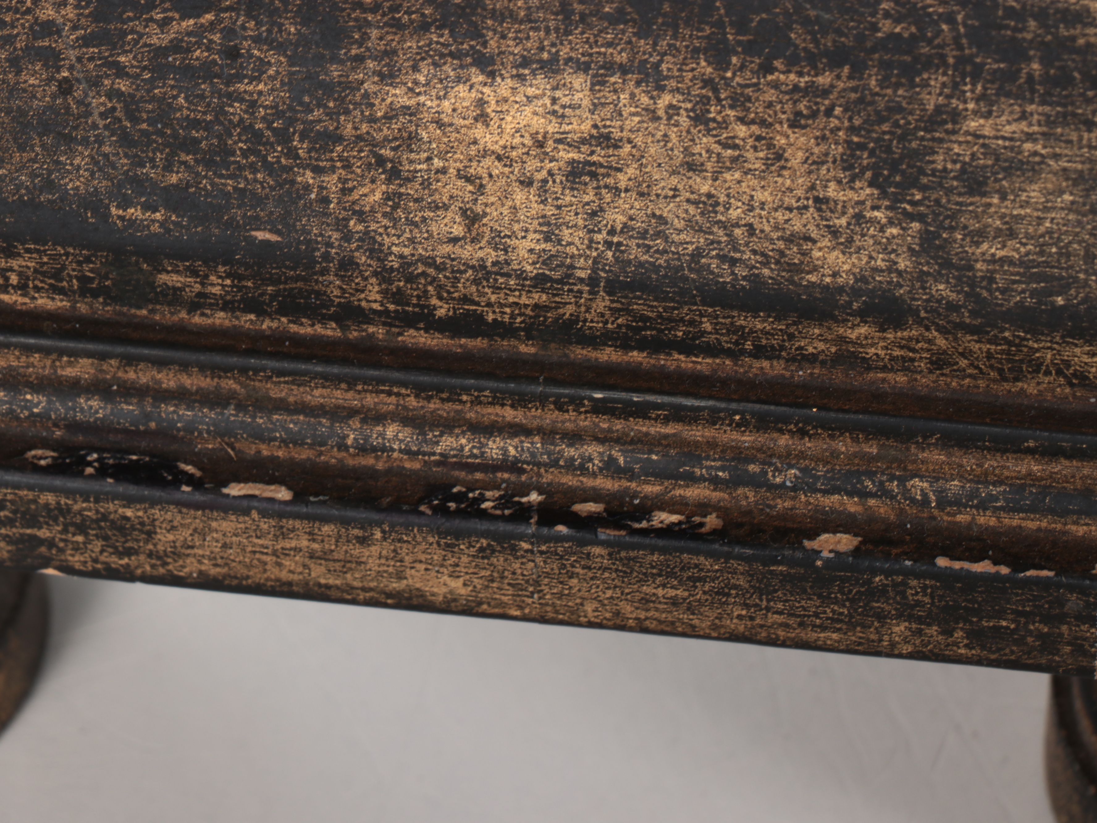 Bronzed Foil Finish Obelisk Floor Lamp, Late 20th Century