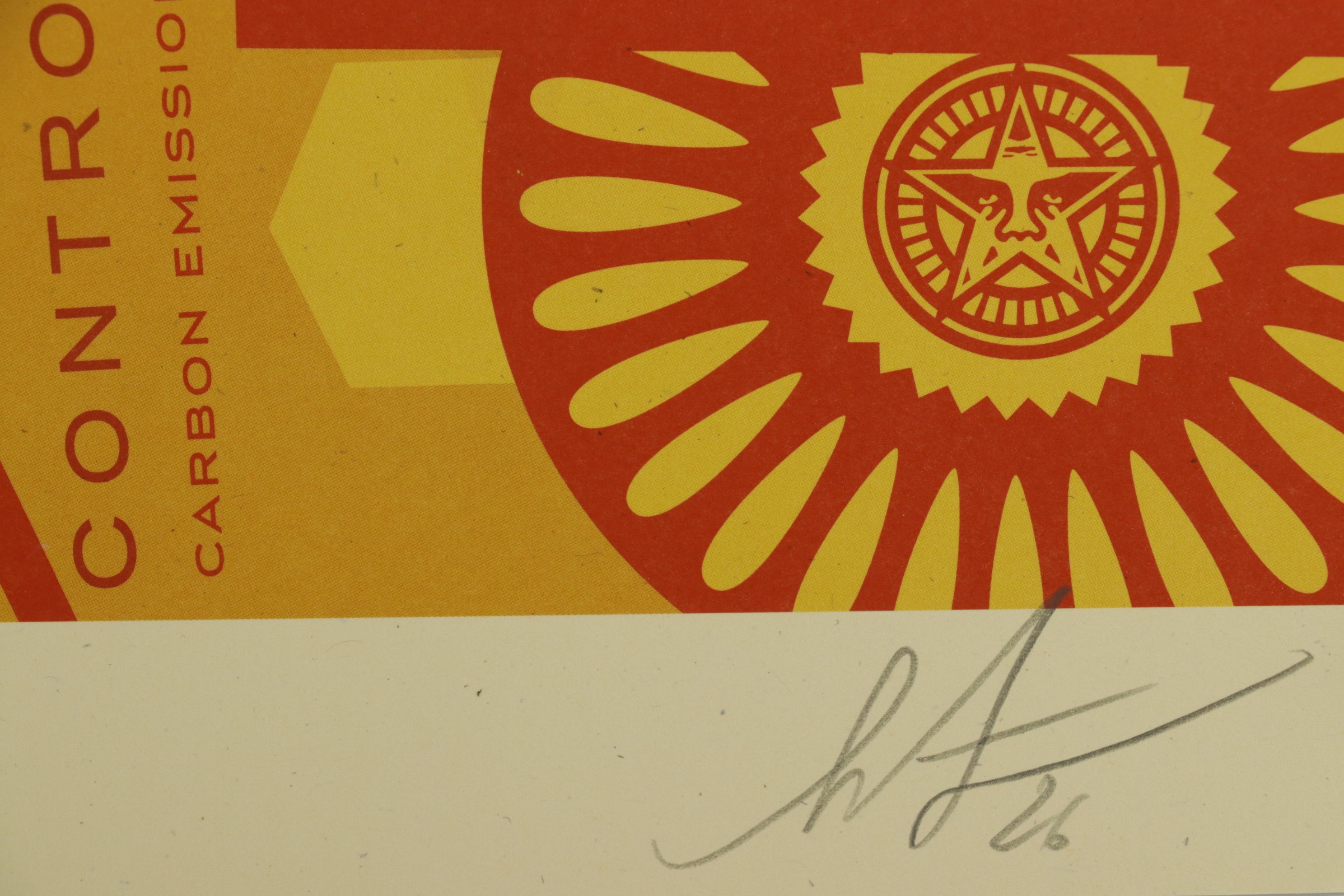 Shepard Fairey Triptych "3-Face Collage Icon" Offset Lithograph, 2026