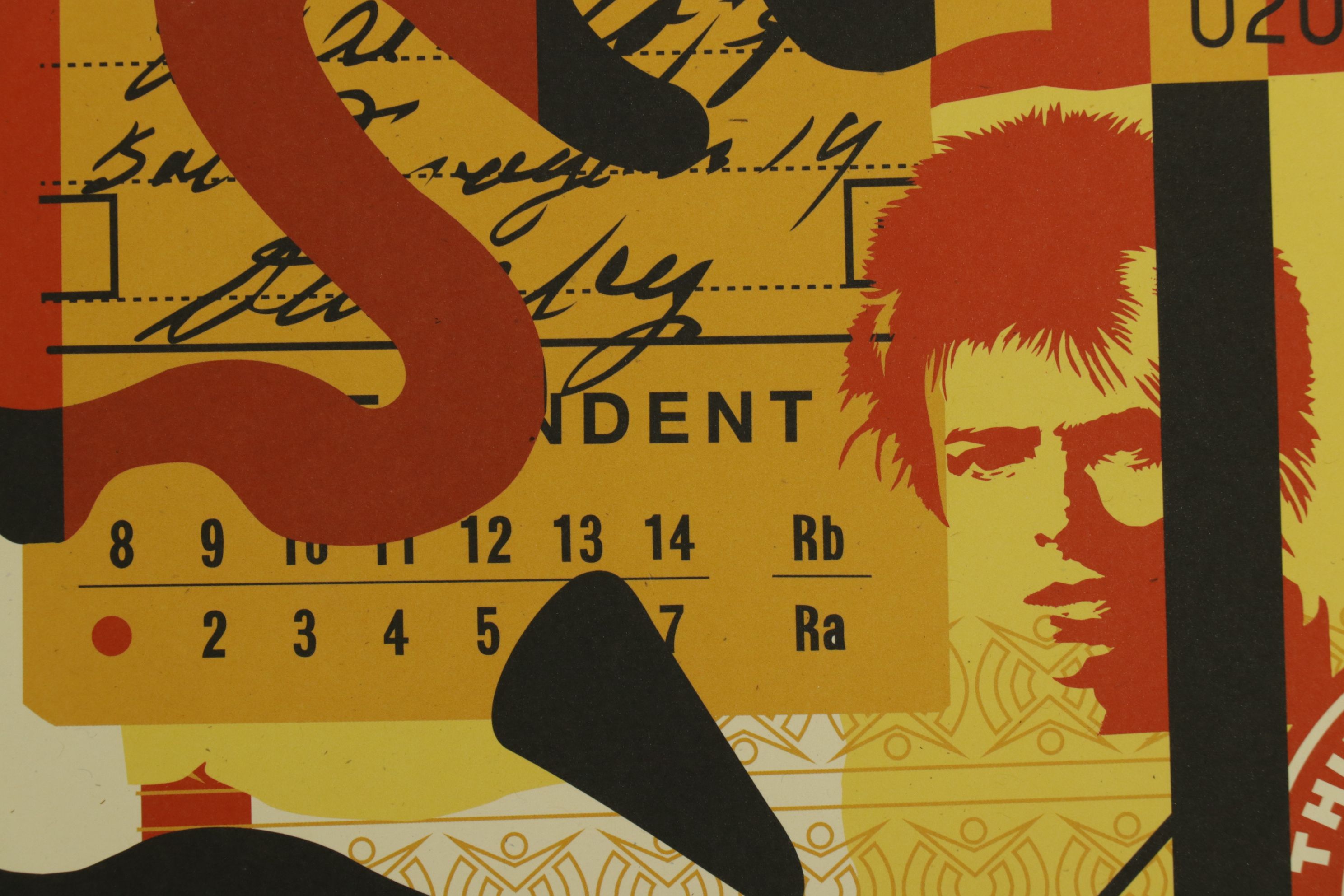 Shepard Fairey Triptych "3-Face Collage Icon" Offset Lithograph, 2026