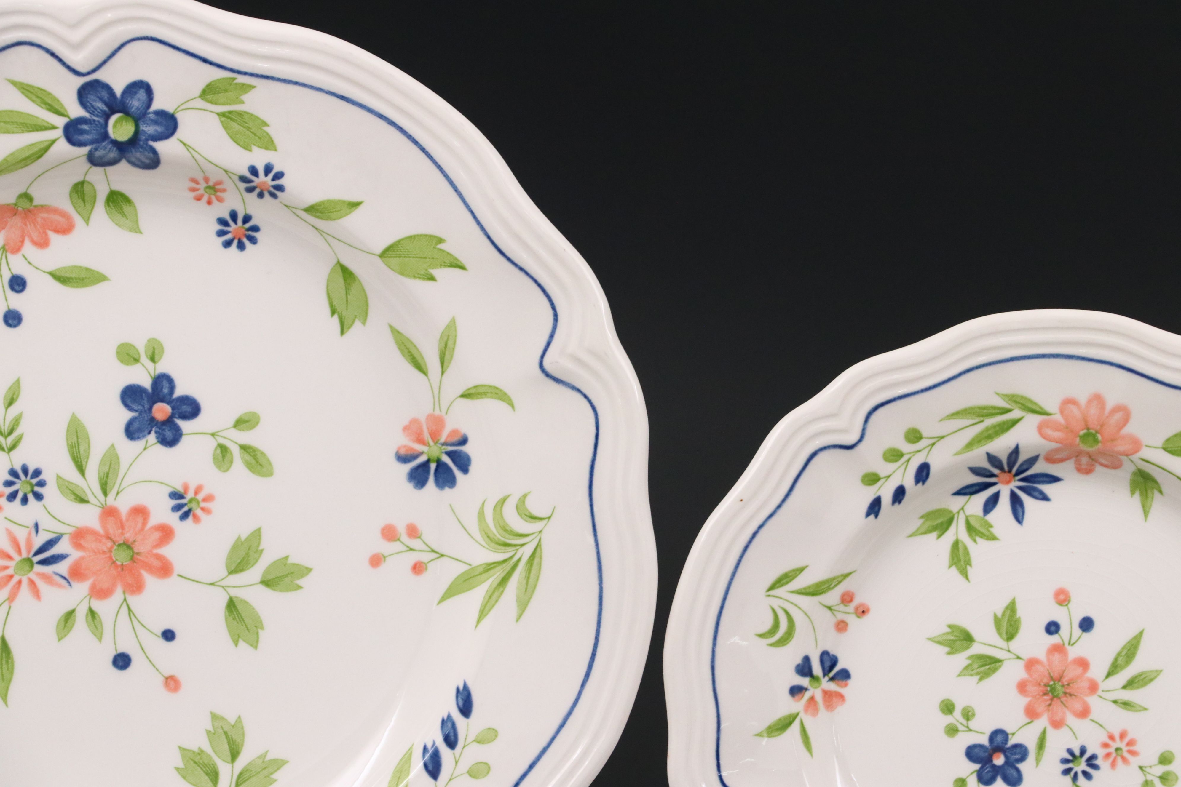 Sears "Country French" Floral Ceramic Dinnerware, 1970s