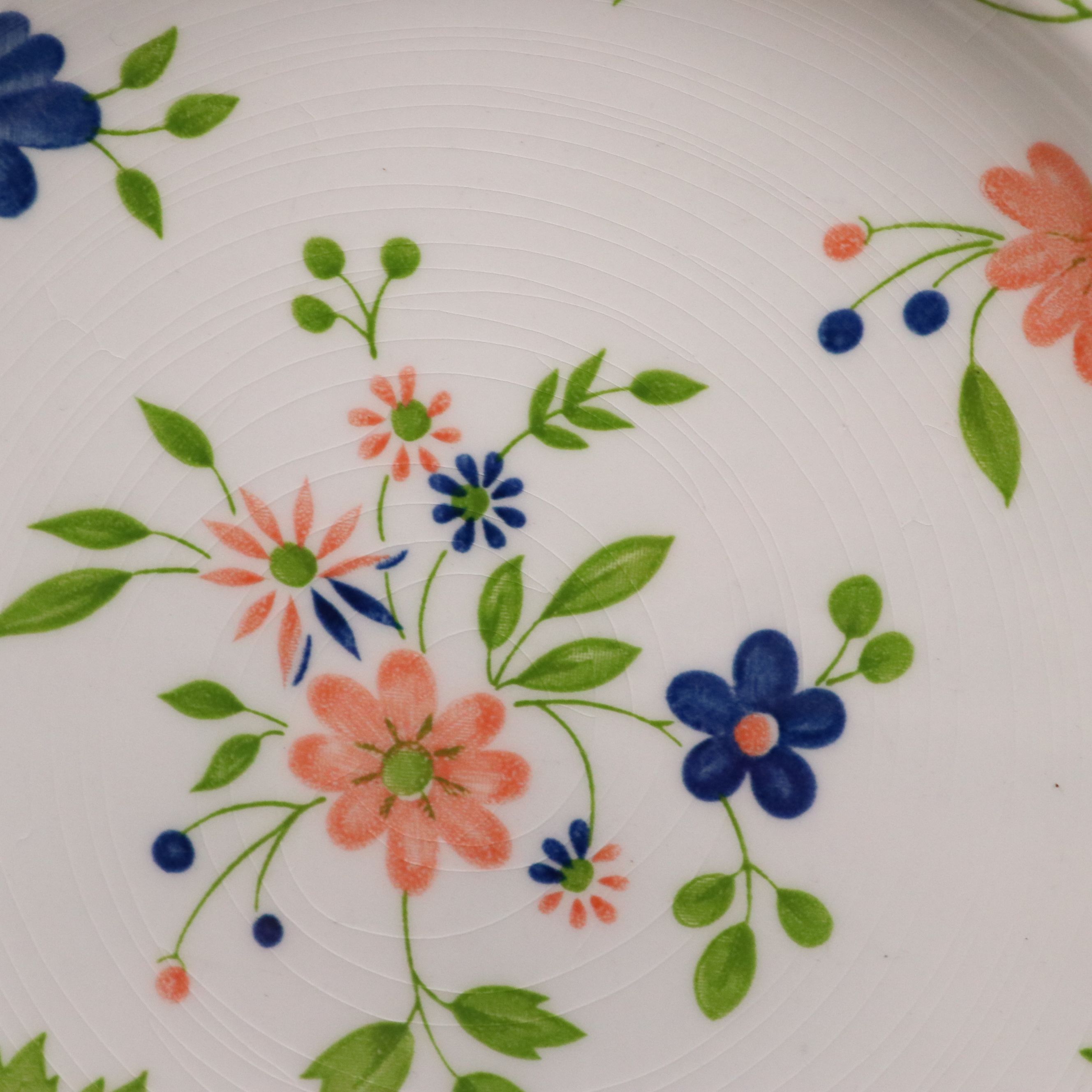 Sears "Country French" Floral Ceramic Dinnerware, 1970s