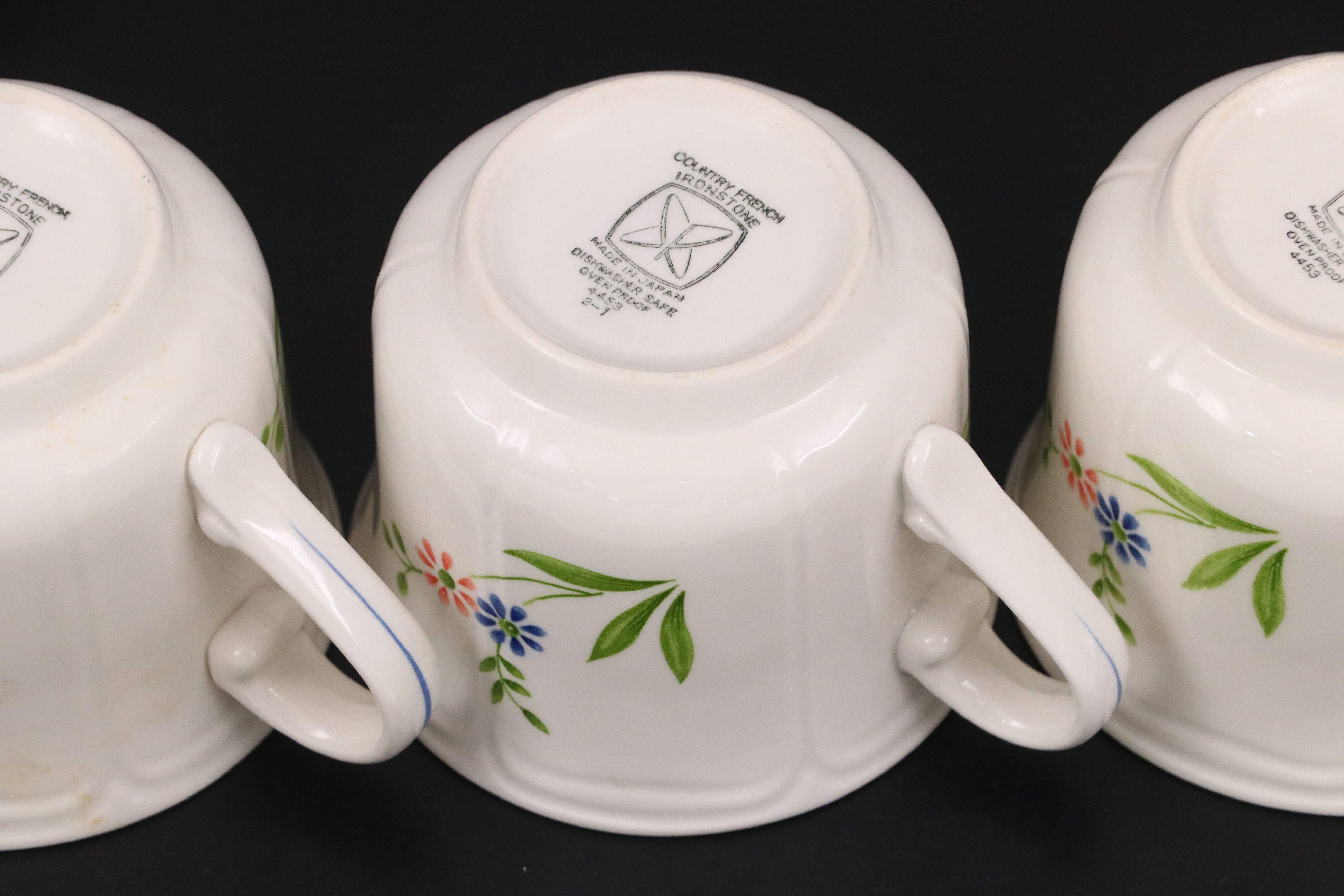 Sears "Country French" Floral Ceramic Dinnerware, 1970s