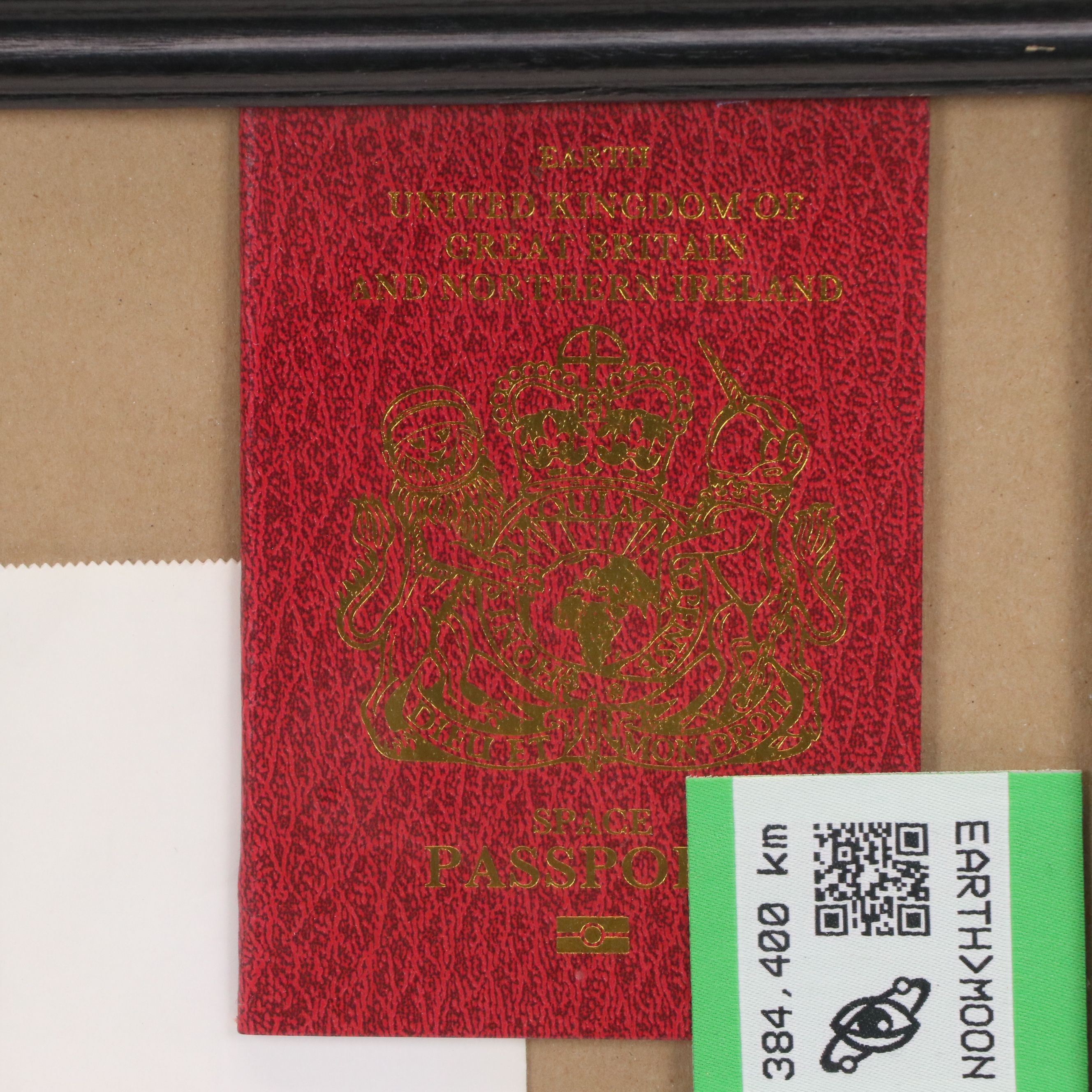 Imbue Pop Art Serigraph "Departures" and Novelty Space Travel Ephemera, 2019