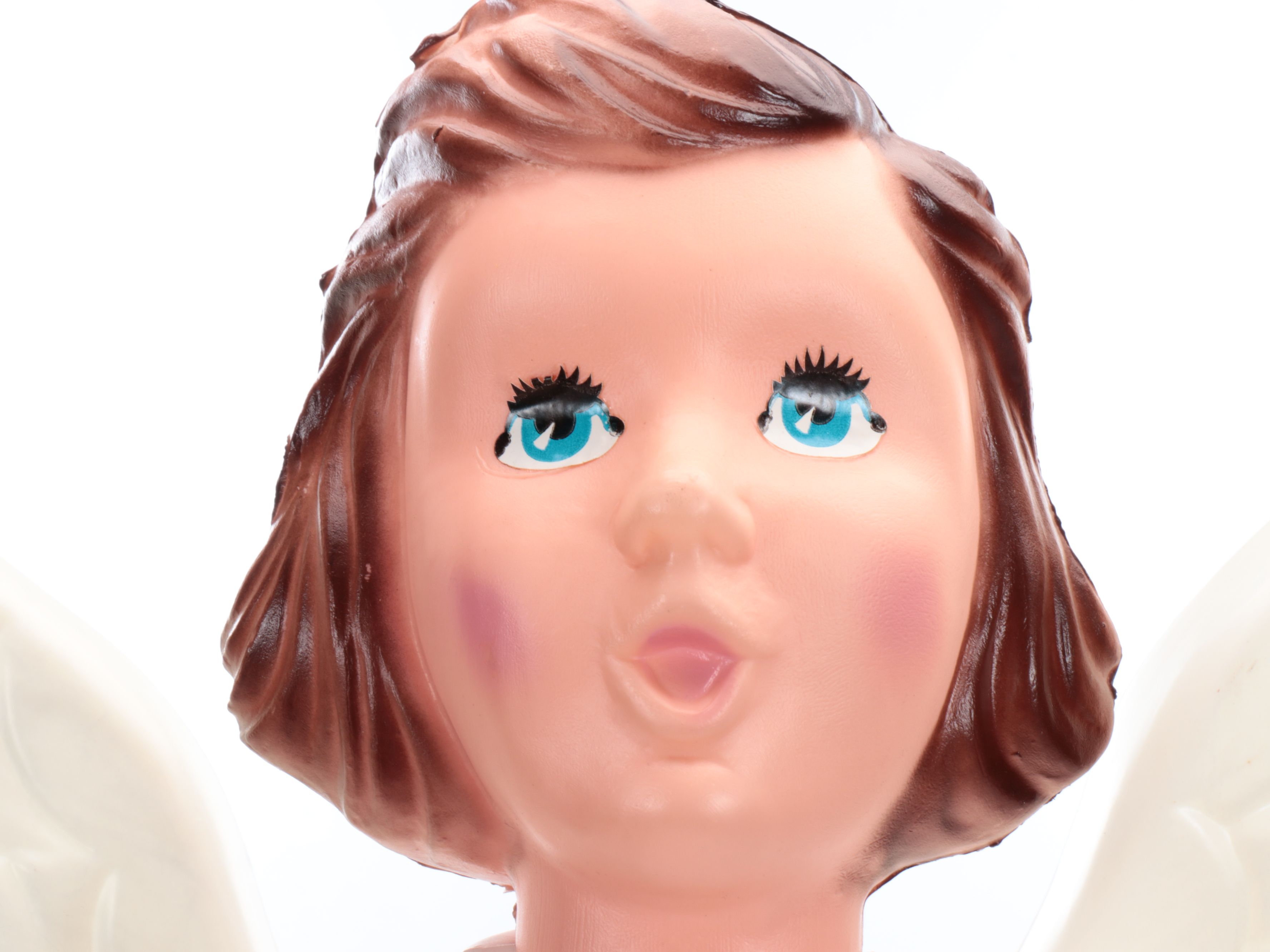 Original Illuminated "Christmas Angel Singer" Seasonal Décor, Late 20th Century