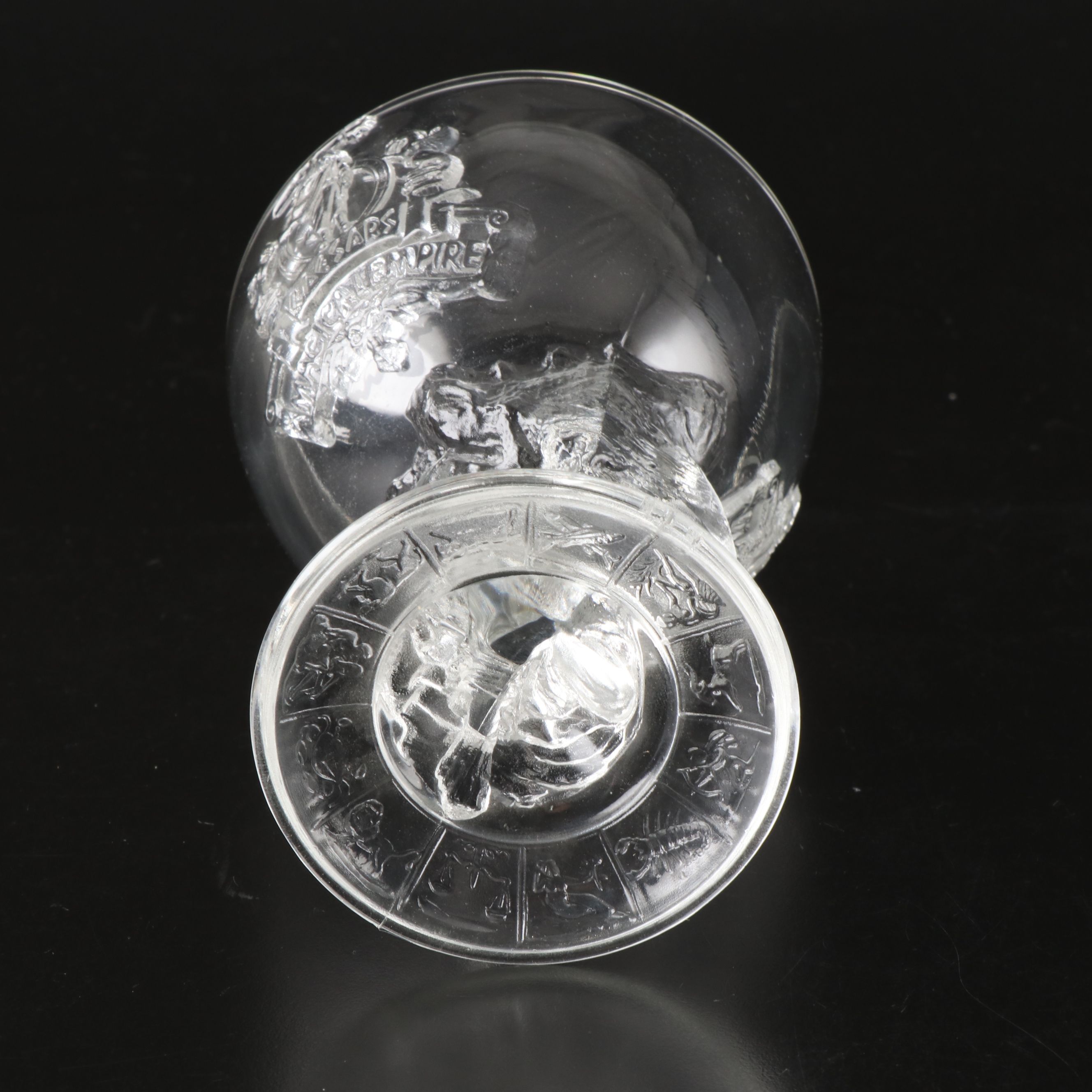 Casino Souvenir Pressed Glass Beer Mugs and Goblet