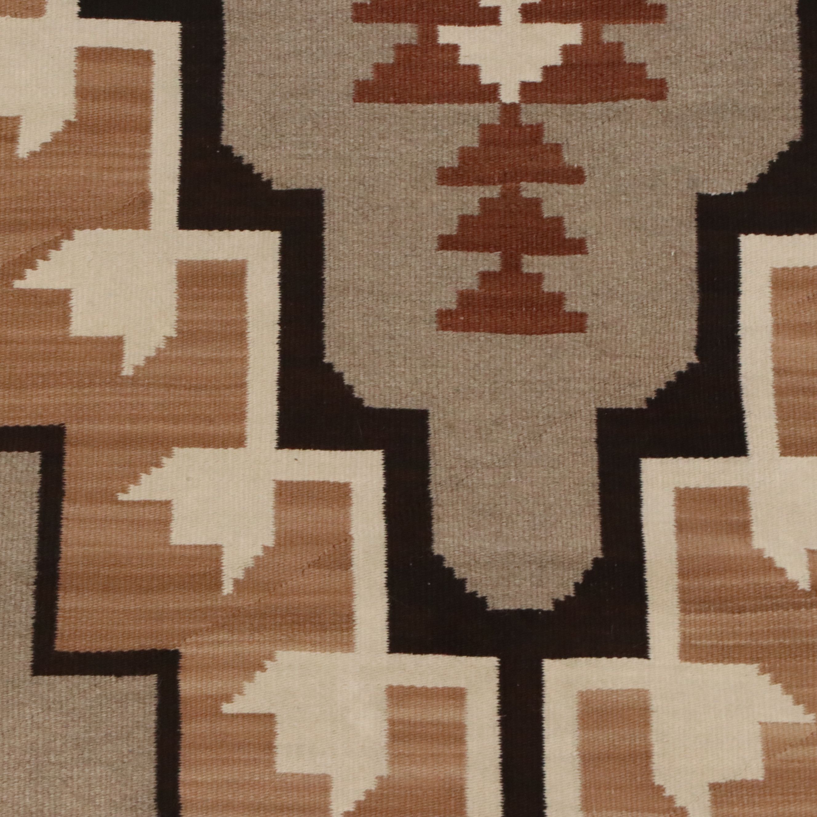 5'7 x 8'11 Handwoven Navajo Eye Dazzler Area Rug