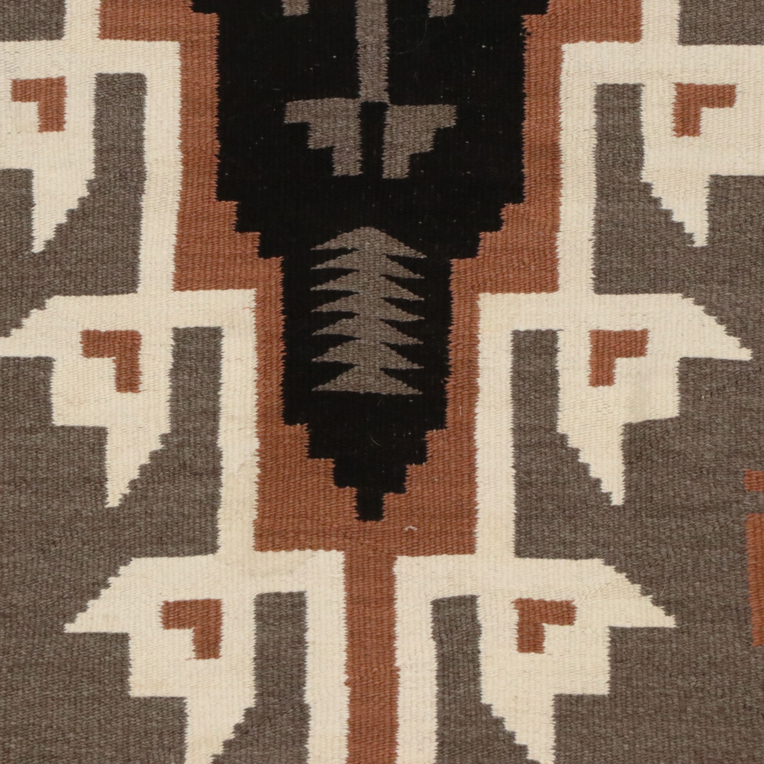 5'4 x 8'11 Handwoven Navajo Eye Dazzler Area Rug