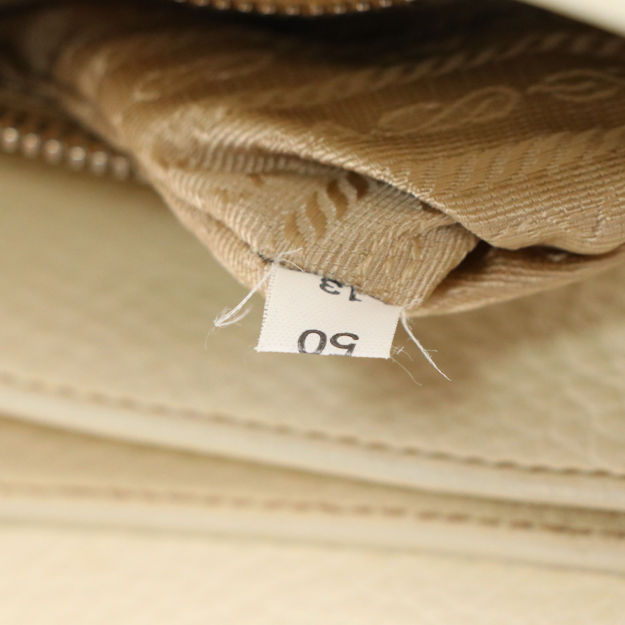 Prada Tote Bag in Antique White Leather