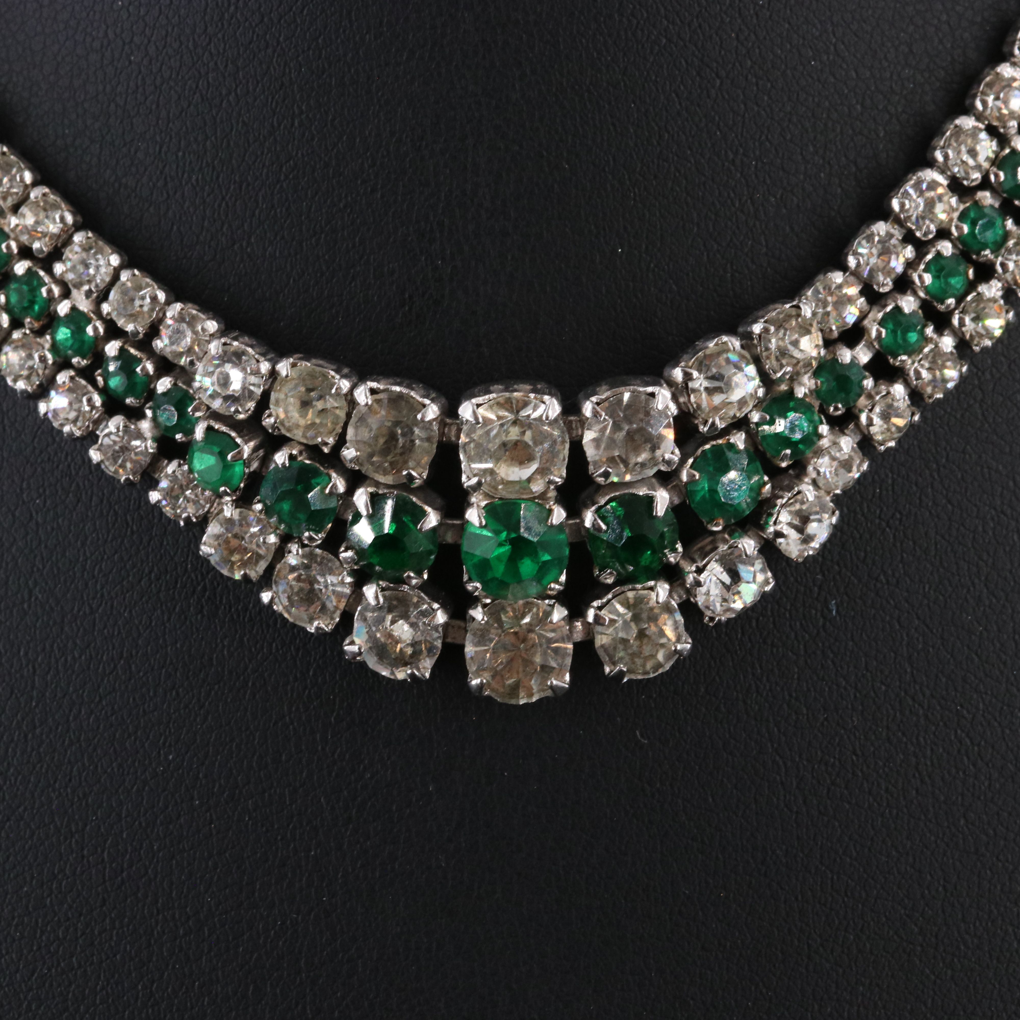 Rhinestone Collar Necklace