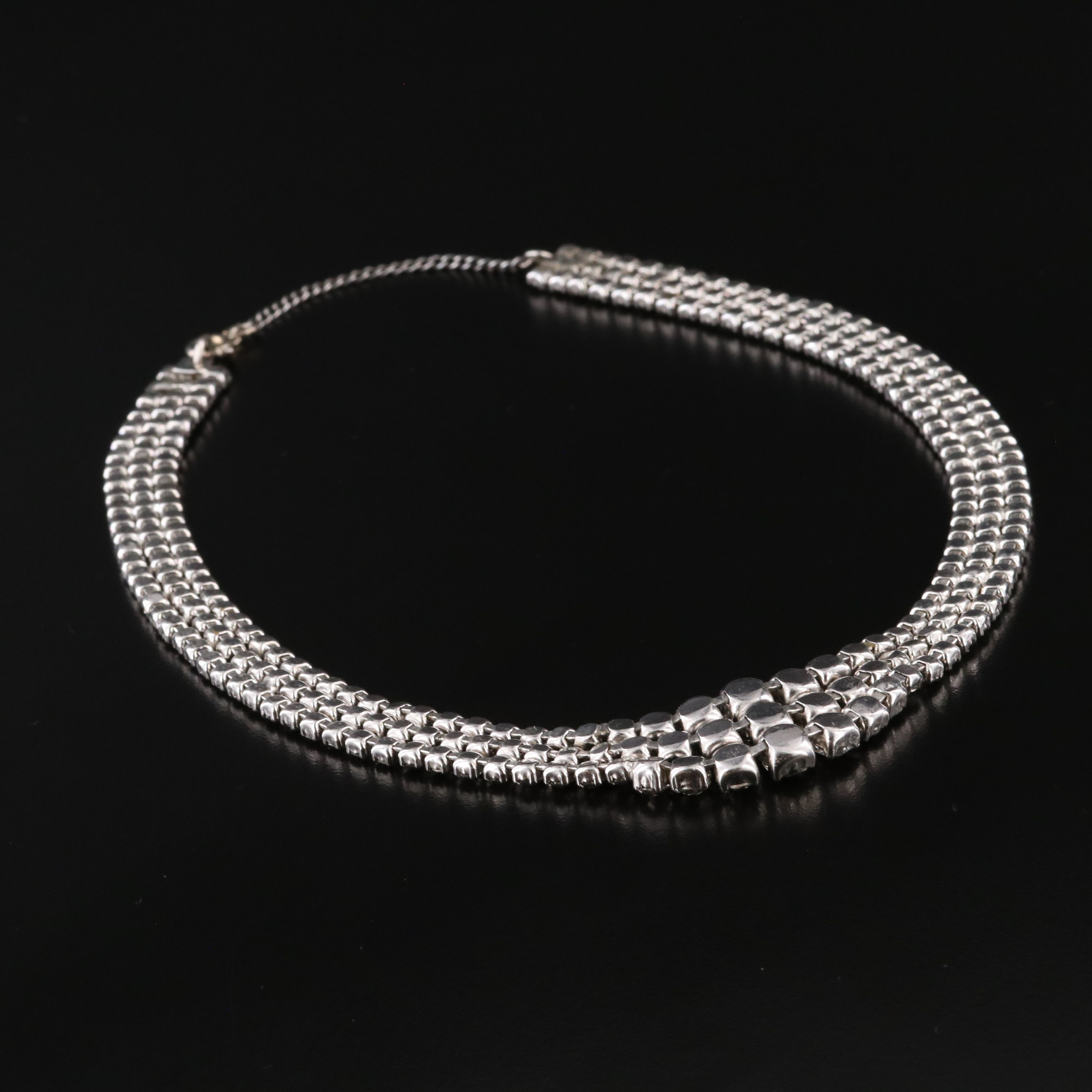 Rhinestone Collar Necklace
