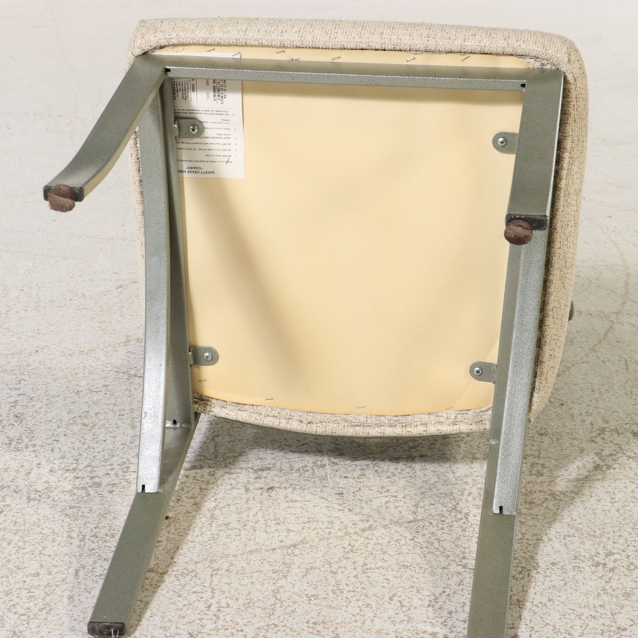 Seven Piece Contemporary Dining Set with Scalloped Glass Top Table