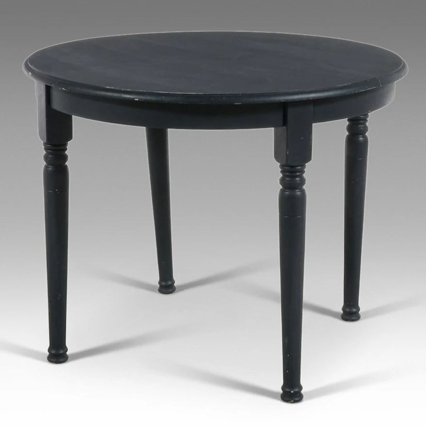 Contemporary Black Painted Dining Table, 21st Century | EBTH