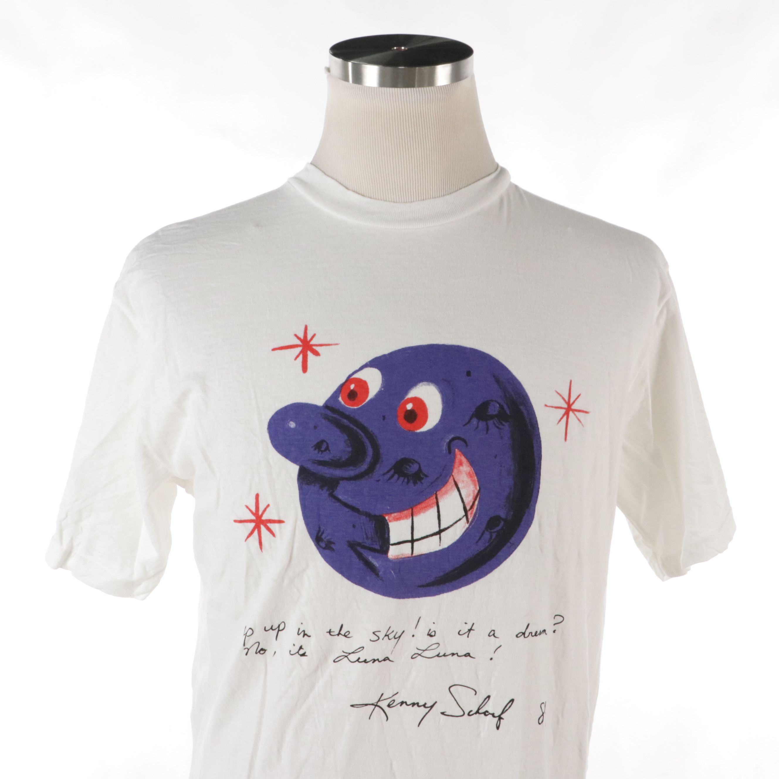 Kenny Scharf 1987 Luna Luna Archival Fitted T-Shirt with COA