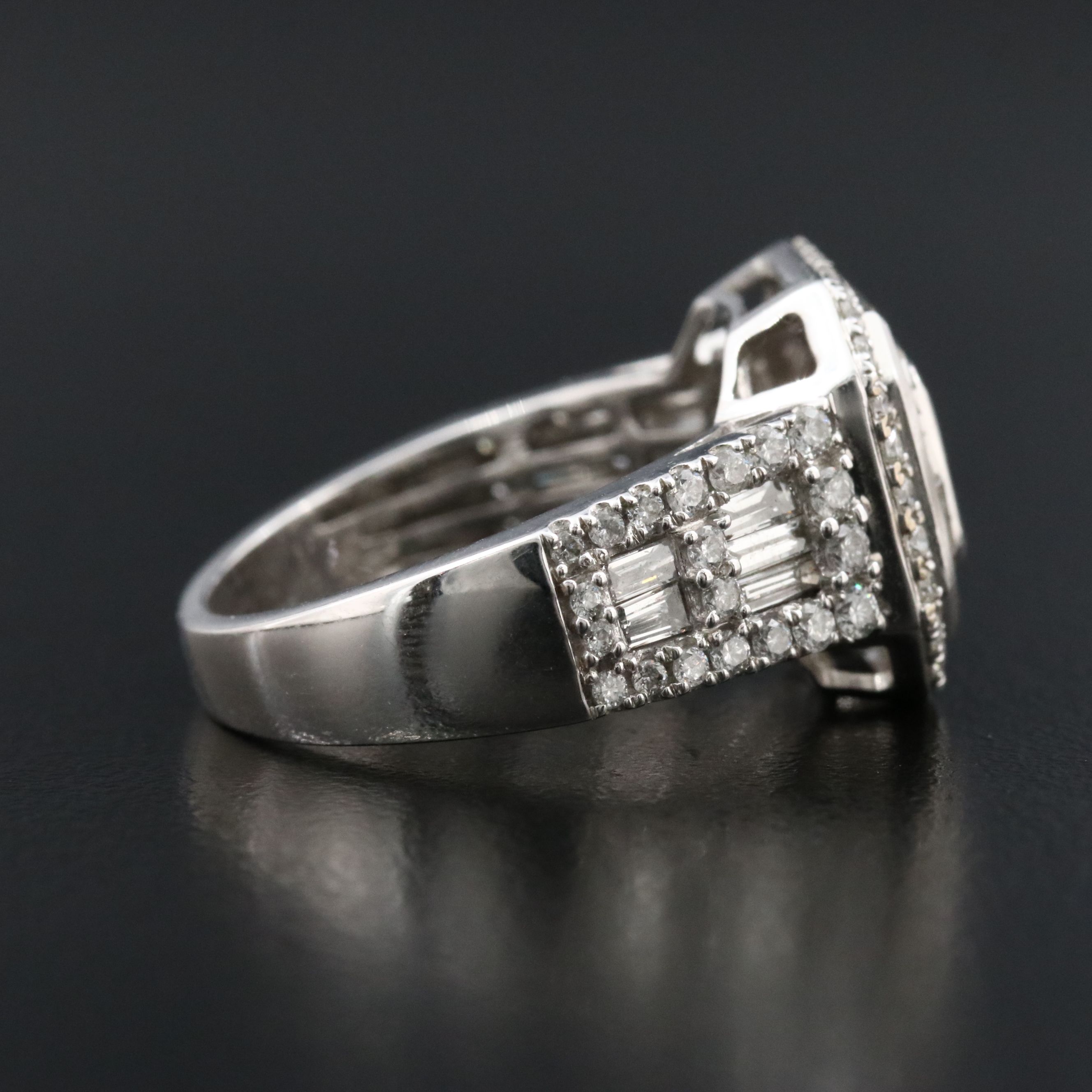 14K 1.93 CTW Diamond Halo Ring