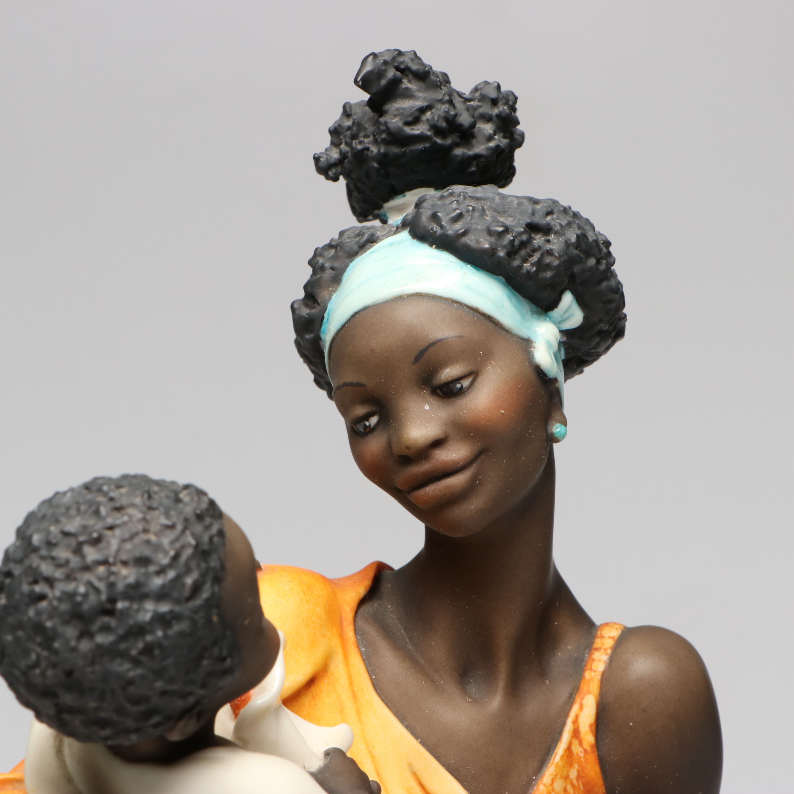 Giuseppe Armani Limited Edition "Black Maternity" Porcelain Figurine