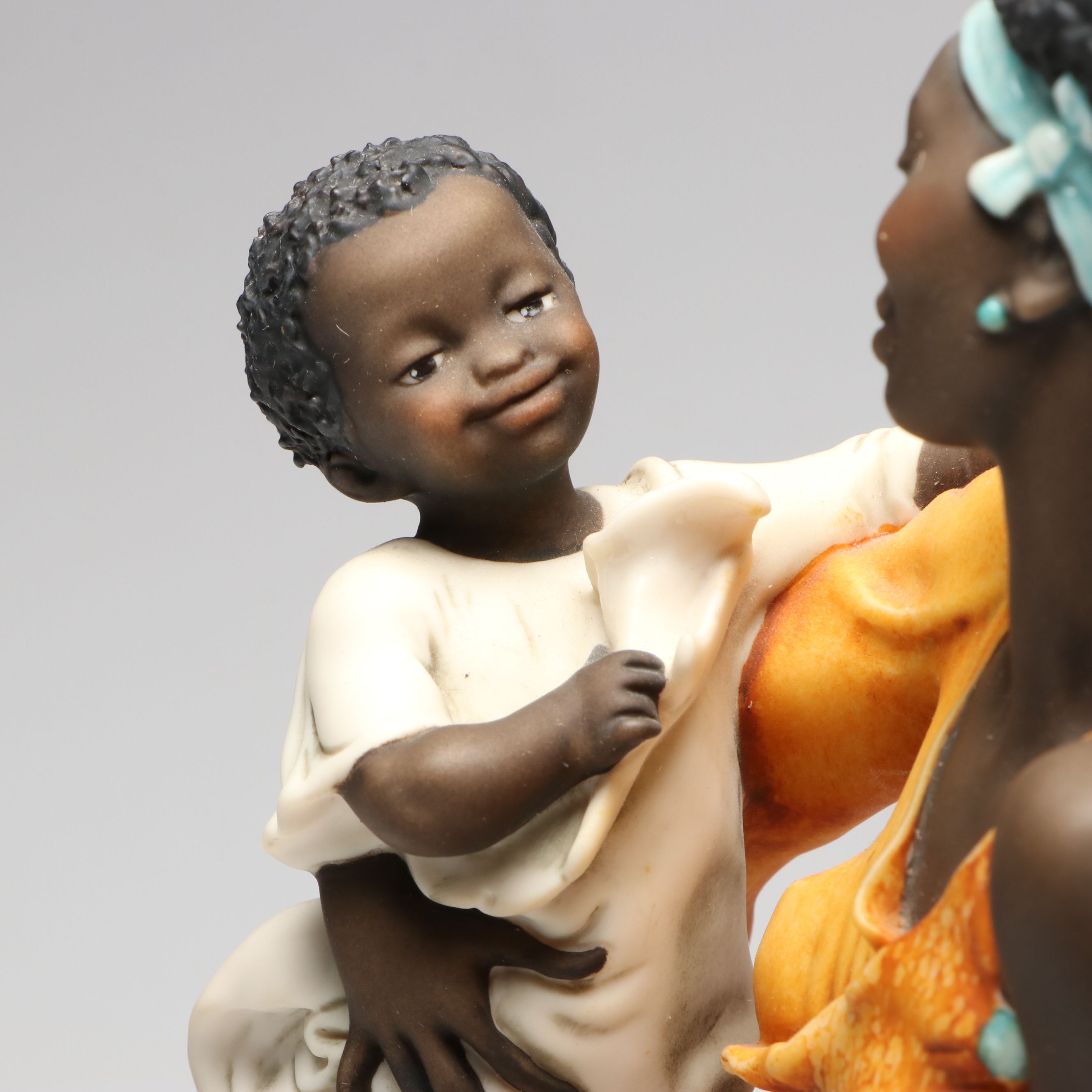 Giuseppe Armani Limited Edition "Black Maternity" Porcelain Figurine