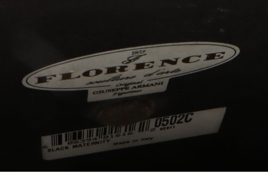 Giuseppe Armani Limited Edition "Black Maternity" Porcelain Figurine