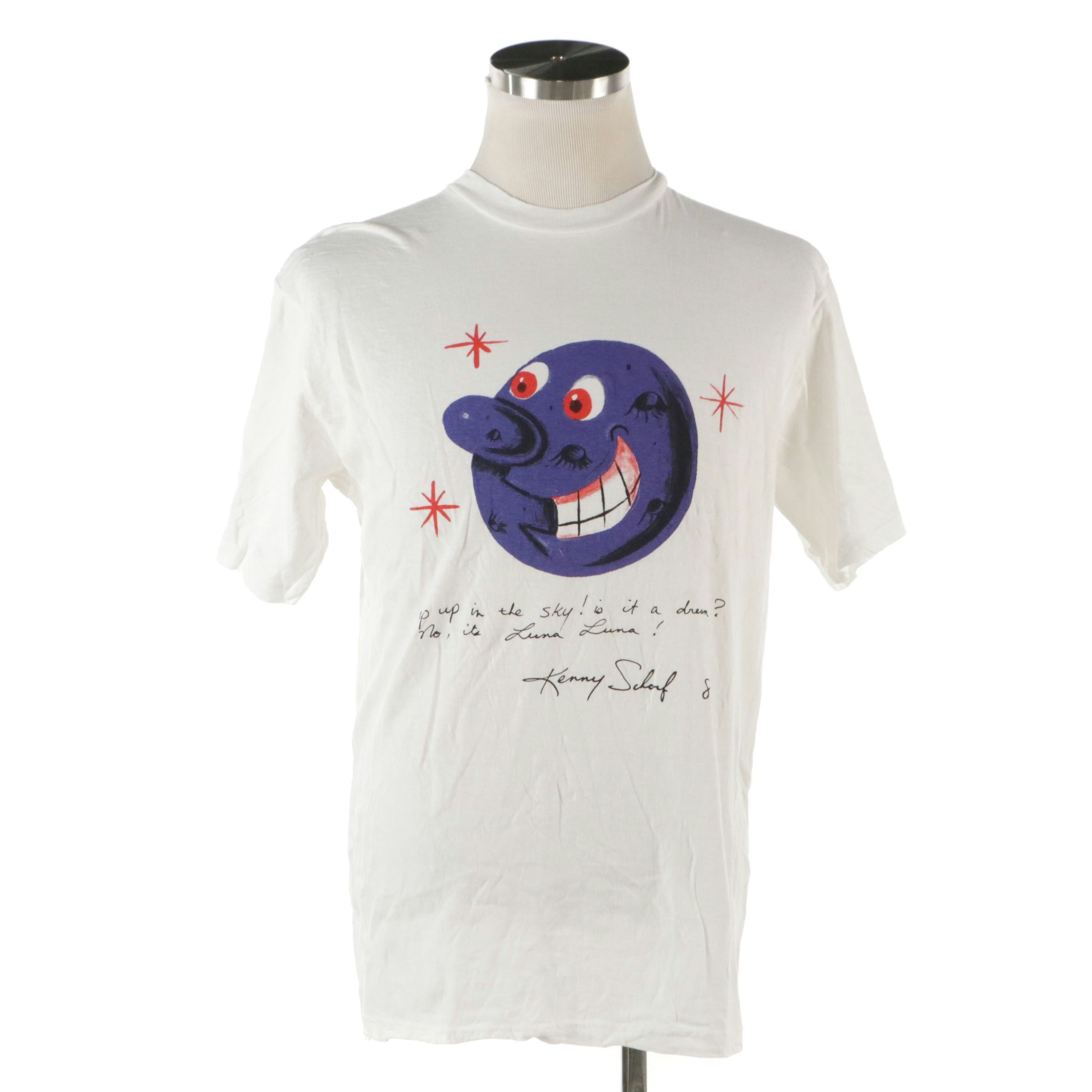 Kenny Scharf 1987 Luna Luna Archival Fitted T-Shirt with COA