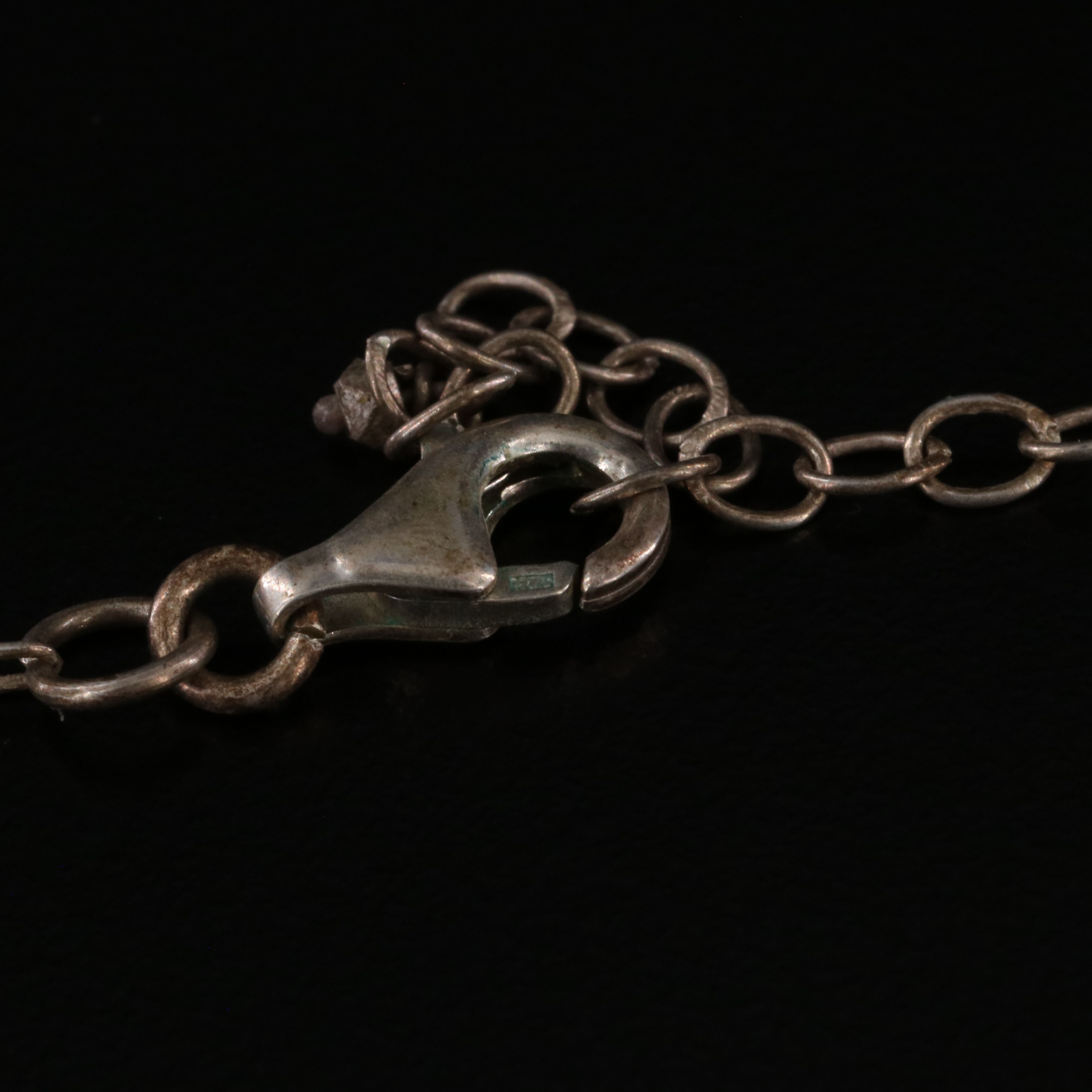 Harry Martinez Navajo Diné Sterling Turquoise Pendant Necklace