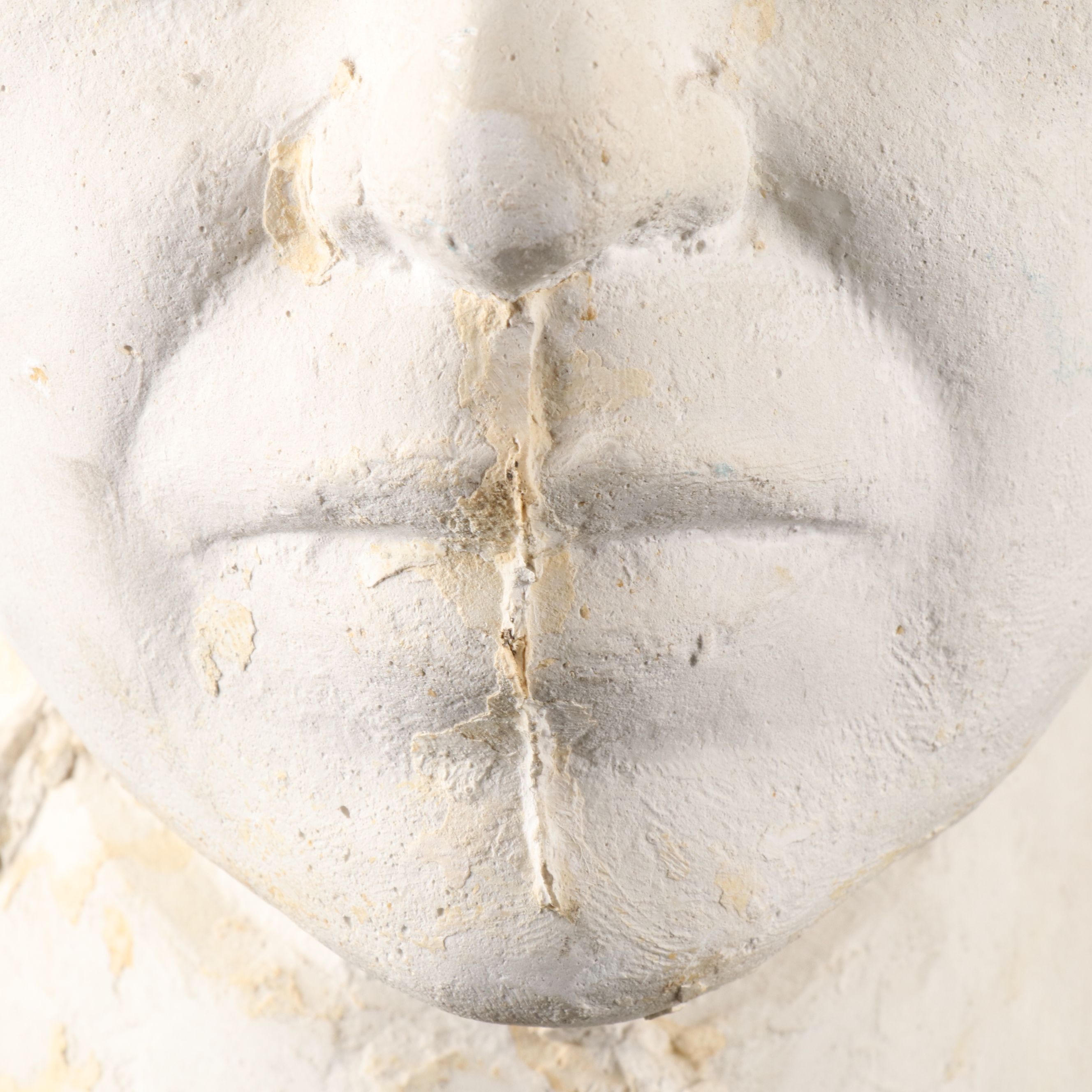 Plaster Bust of Man